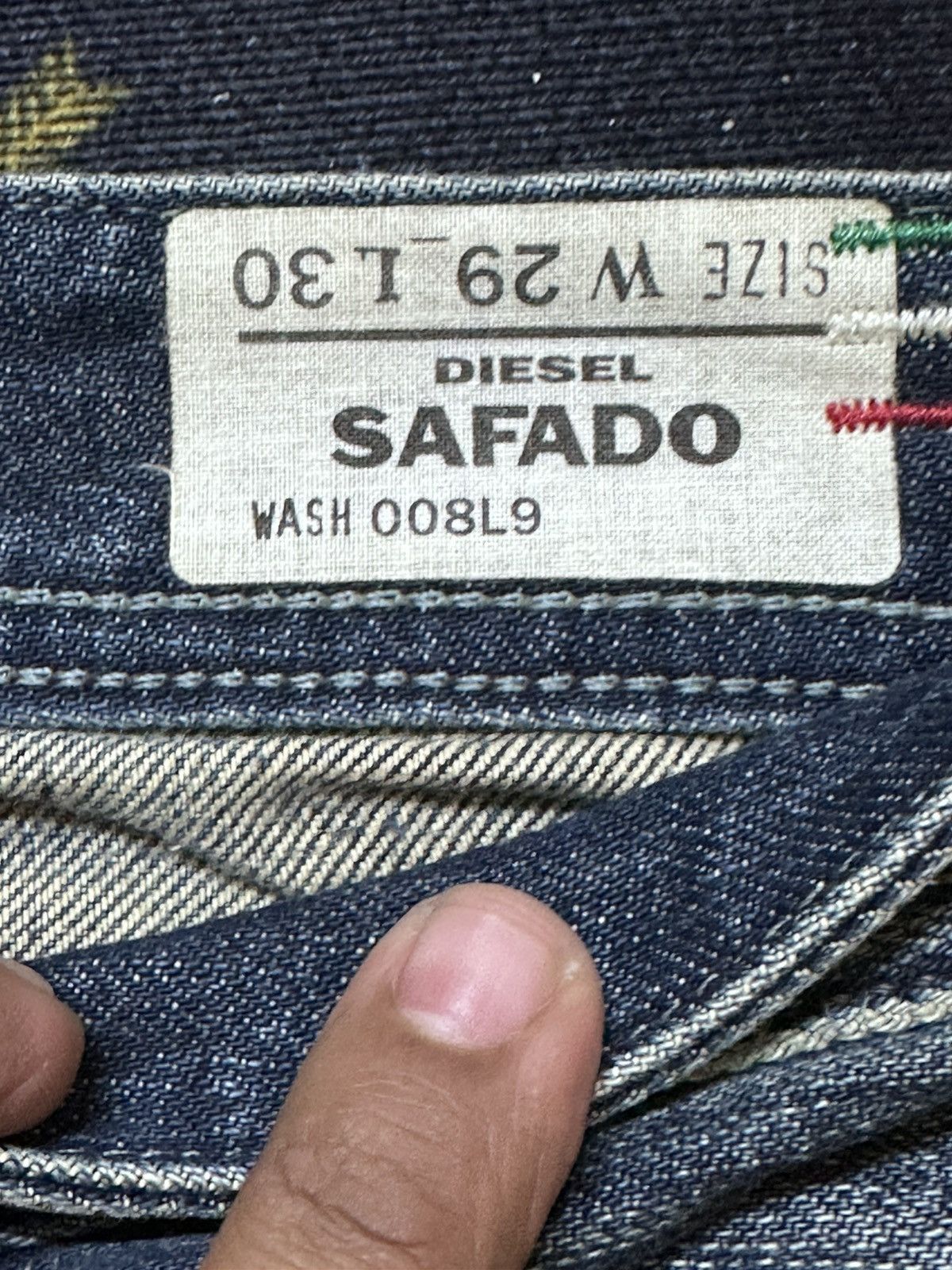 Diesel Vintage Diesel Safado Mudwash Grunge Denim Size US 32 / EU 48 - 7 Thumbnail