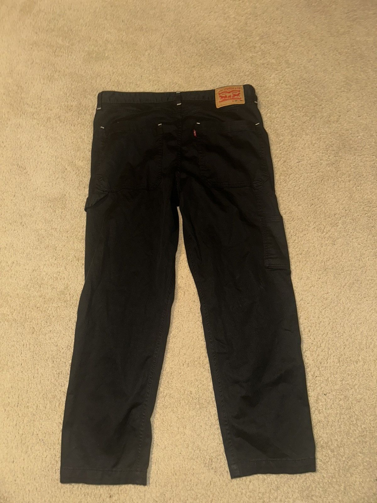 Levi's Levi’s Black Cargo Pants – Straight Leg Size US 36 / EU 52 - 3 Thumbnail