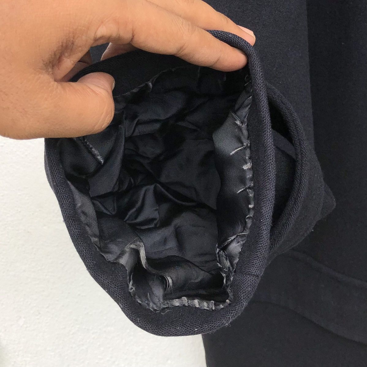 Comme des Garcons VTG 1988 COMME des GARÇONS Homme Long Peacoat Jacket Size US M / EU 48-50 / 2 - 19 Thumbnail