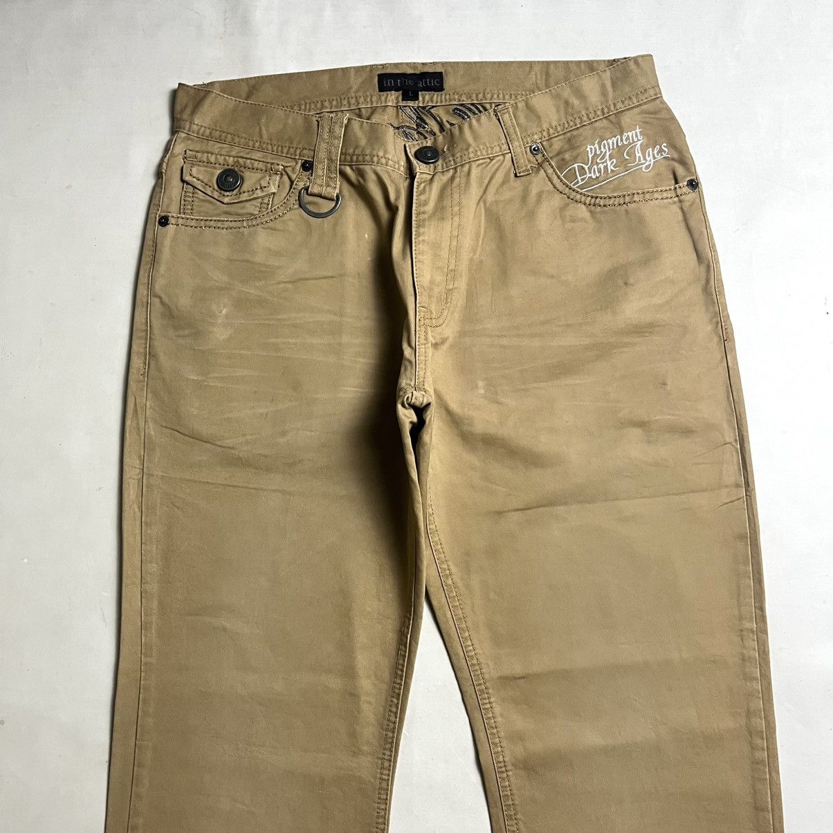 If Six Was Nine 🔥HOT🔥Early 00s In the attic Embroidery pant Size US 31 - 6 Thumbnail