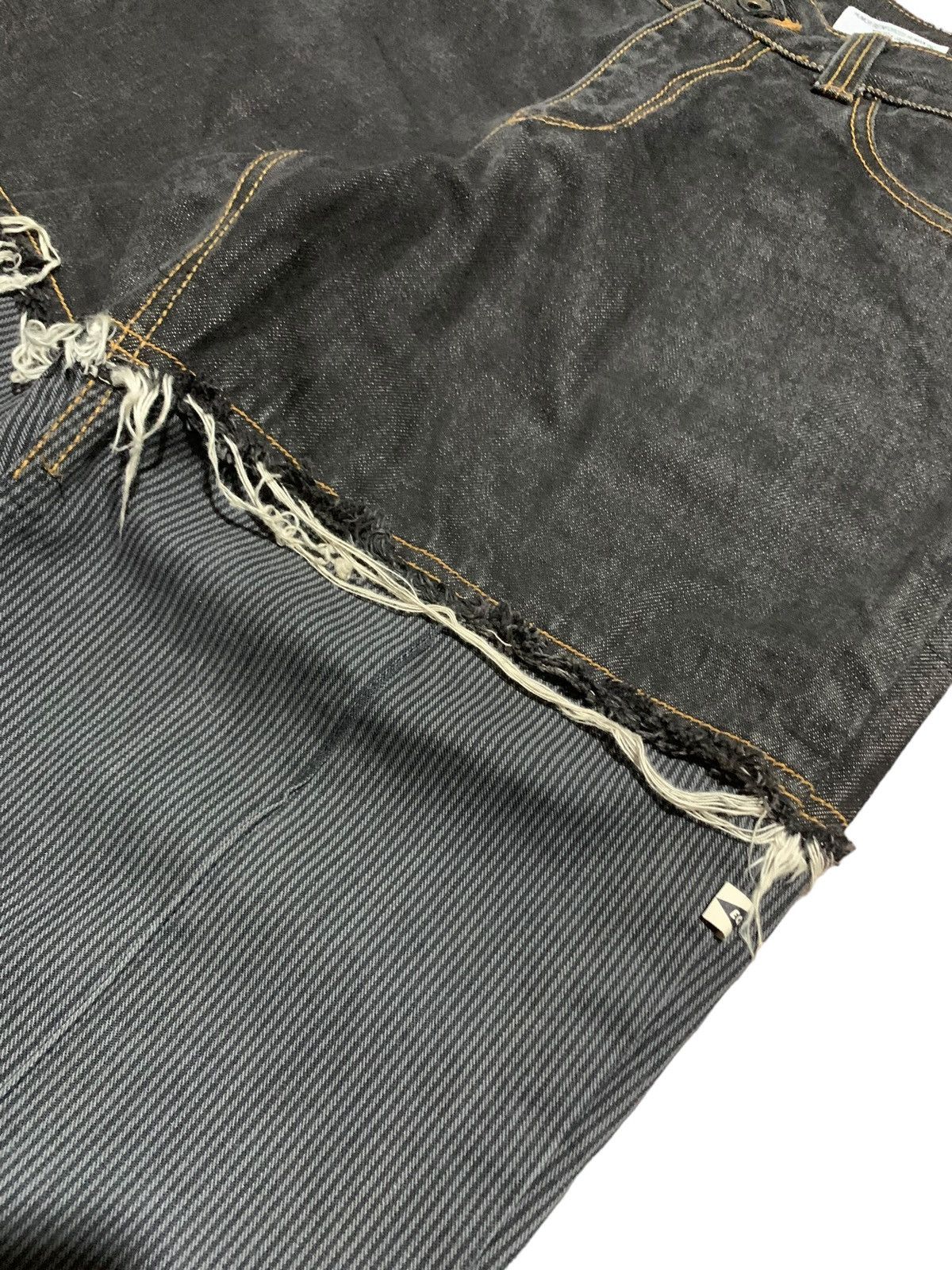 If Six Was Nine Japanese hybrid distressed double front look denim Size US 32 / EU 48 - 7 Thumbnail