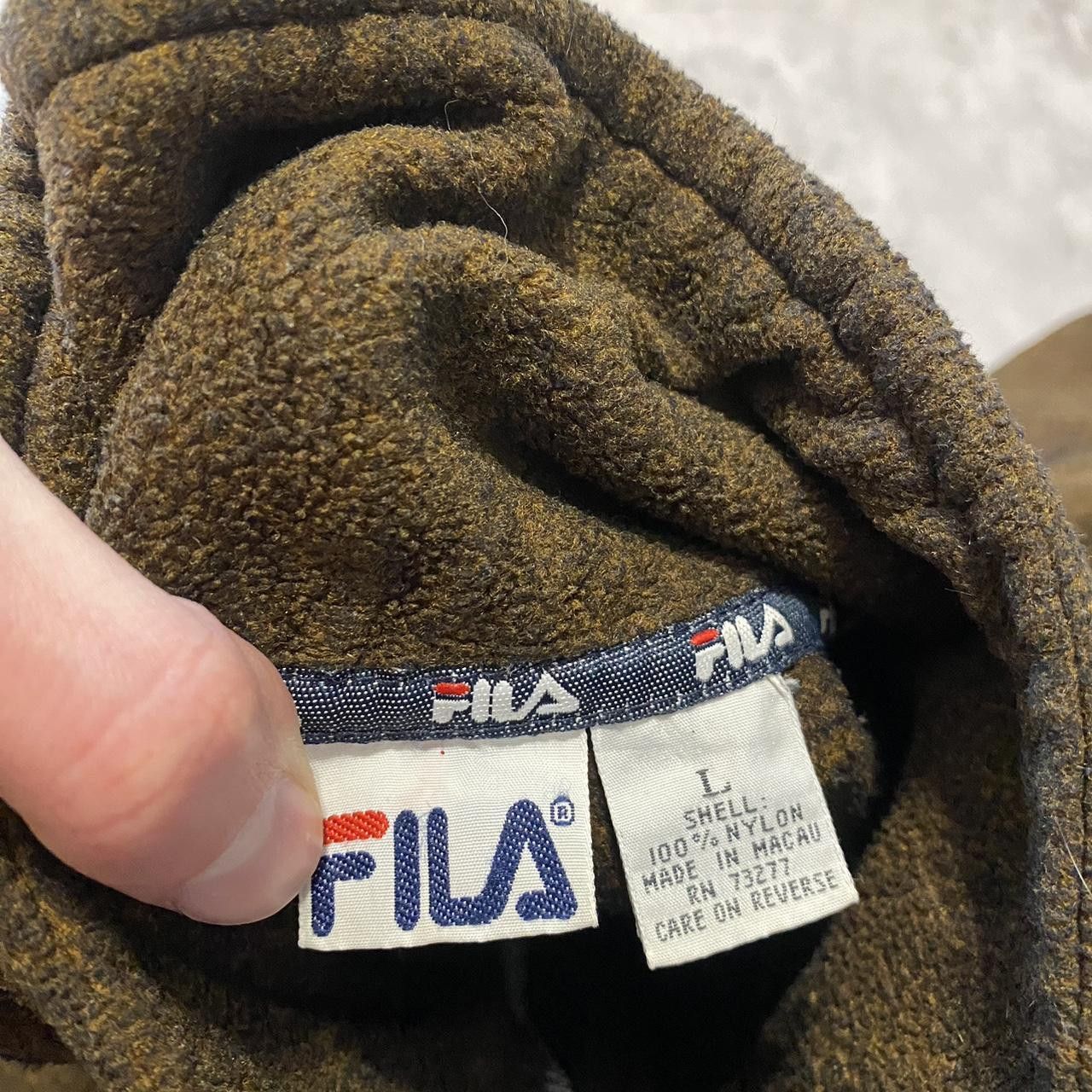 Fila Brown Fila fleece with embroidered logo, featuring Size US L / EU 52-54 / 3 - 7 Thumbnail