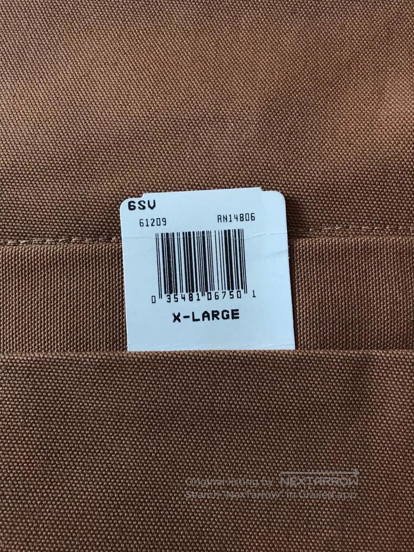 Carhartt 1980s Carhartt 6SV Canvas Vest. Size US XL / EU 56 / 4 - 8 Thumbnail