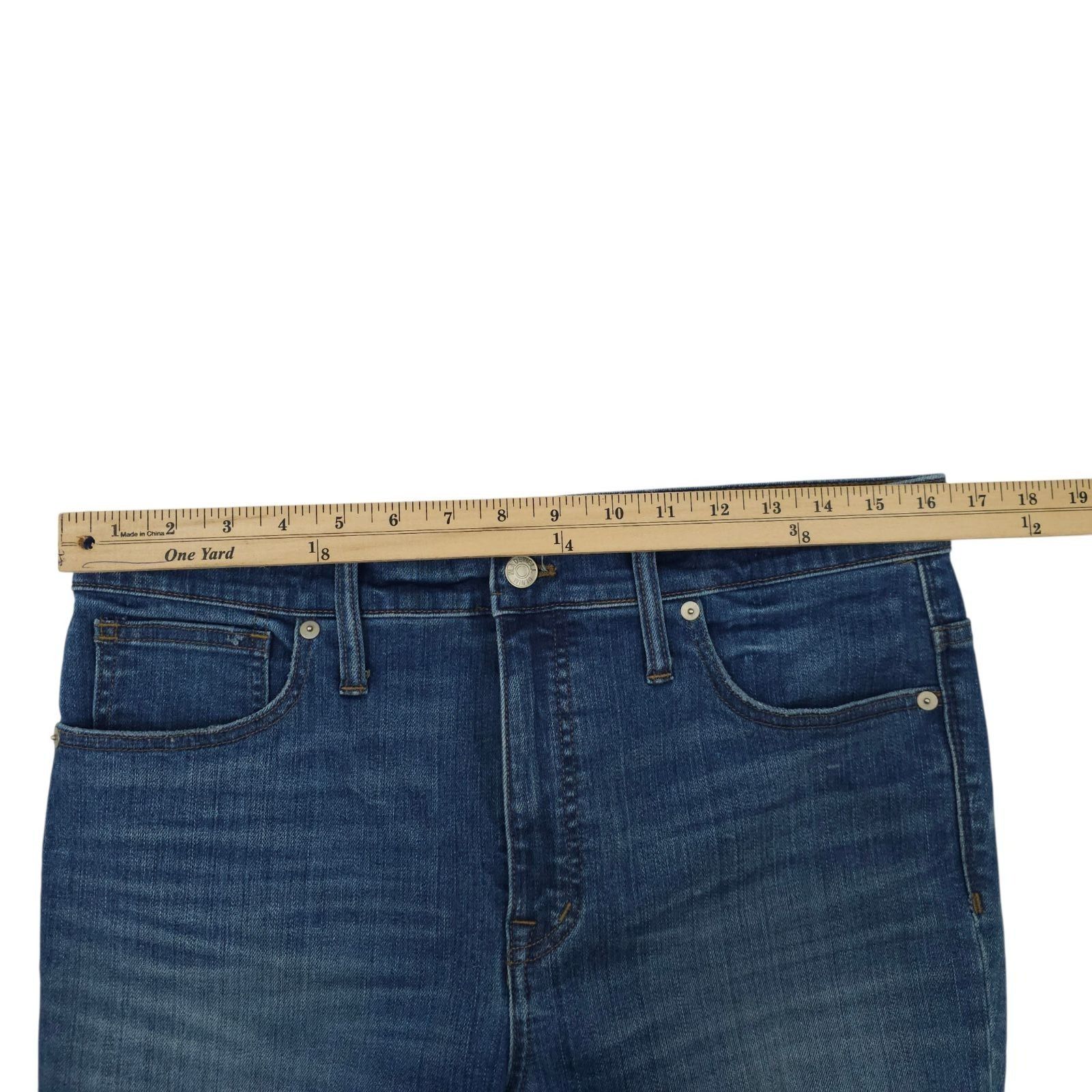 Madewell Madewell High Rise Skinny Jeans 31 Indie Sleek Medium Wash Size 33" - 3 Thumbnail