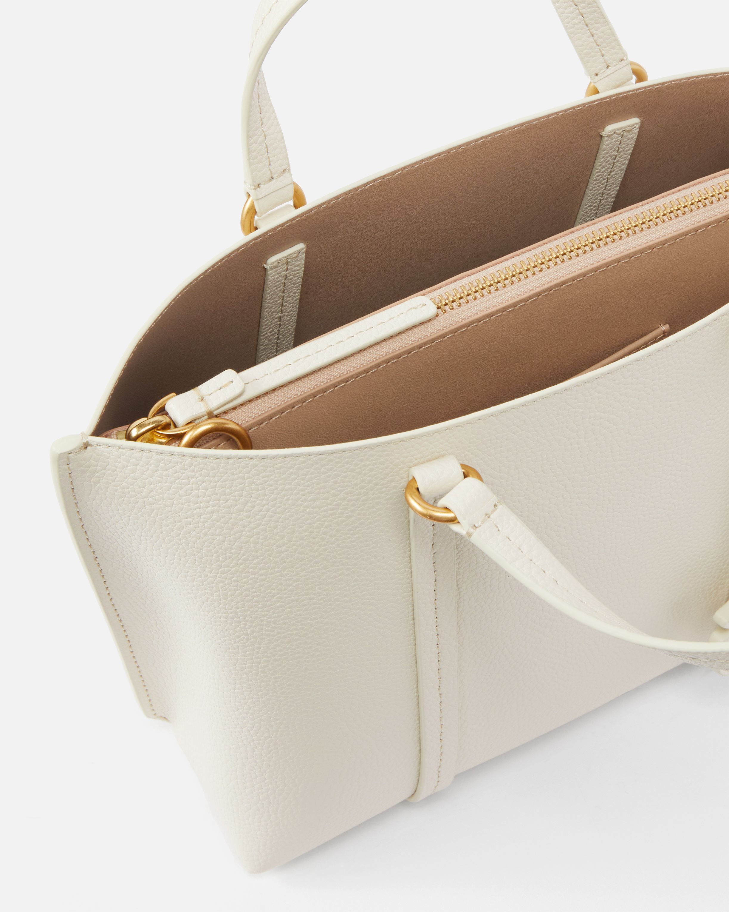 Pinko o1s22i1n0824 Size: OS / Shopper Classic Handbag in White Size ONE SIZE - 4 Thumbnail