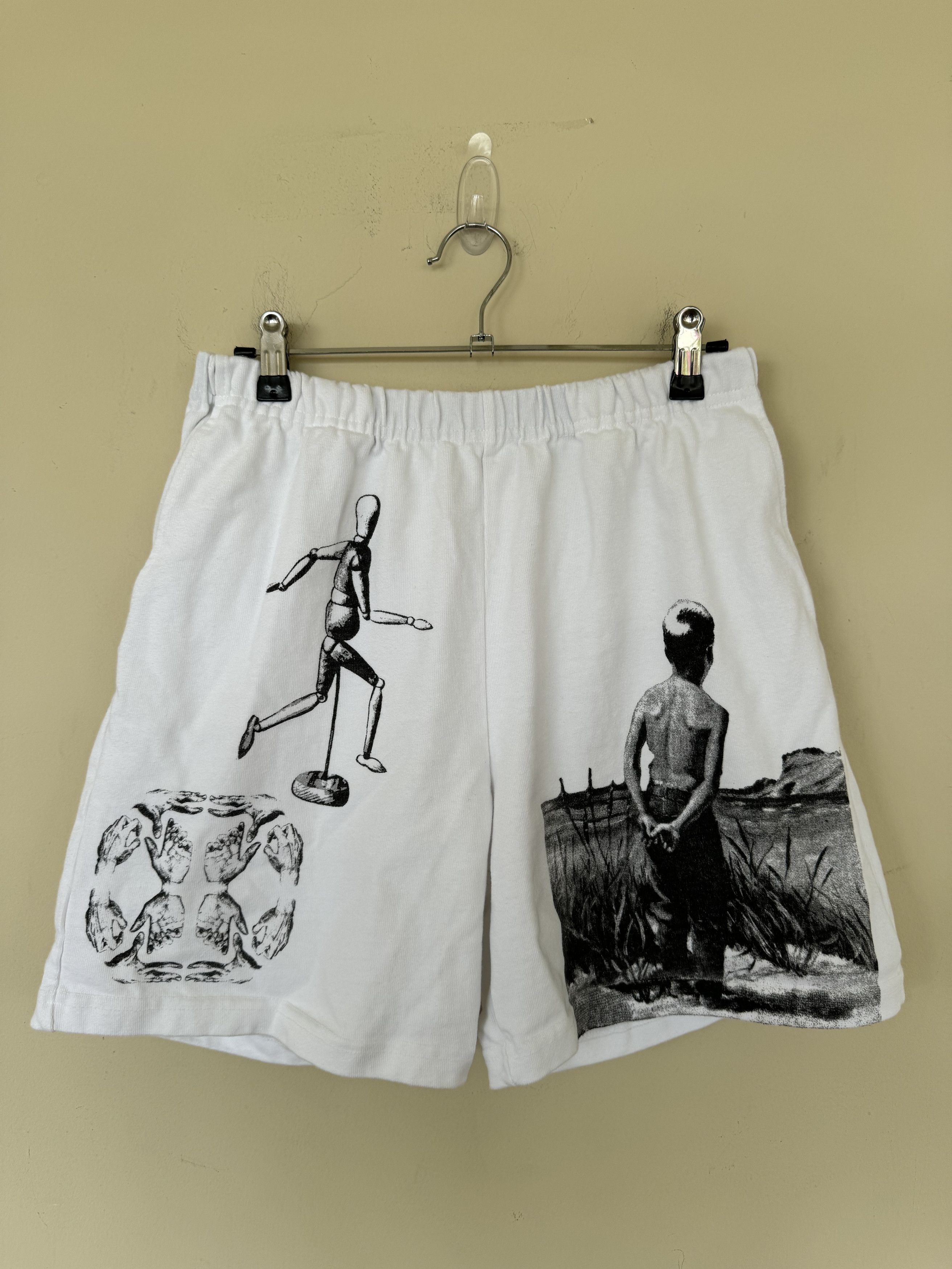 basketcase gallery Basketcase White Shorts Size US 30 / EU 46 - 4 Thumbnail