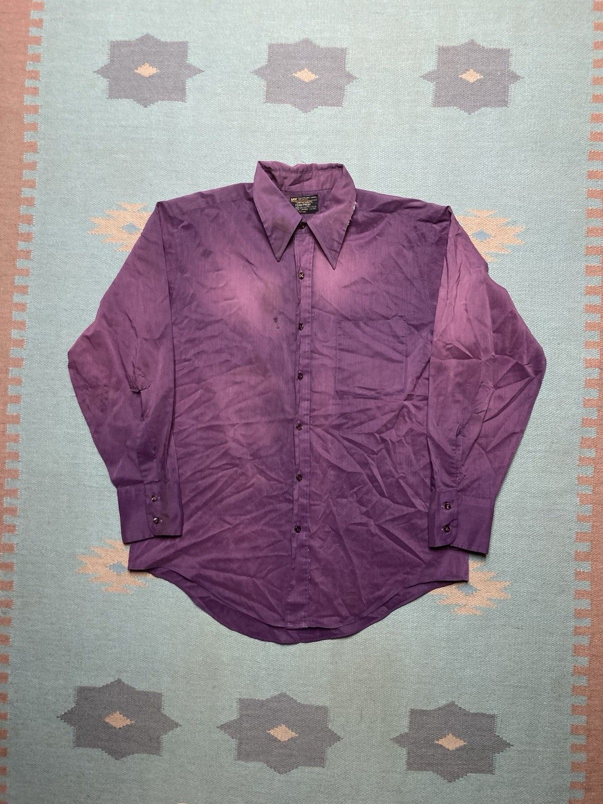 Vintage Vintage 70s button shirt Penney’s Towncraft distressed large Size US L / EU 52-54 / 3 - 1 Thumbnail