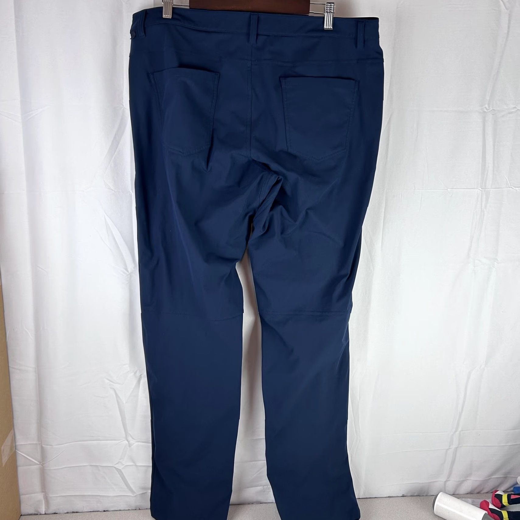 Lululemon Lululemon Pants Mens 38 Navy ABC 5-Pocket Performance Casual Work Travel Stretch Pants Size US 38 / EU 54 - 6 Thumbnail