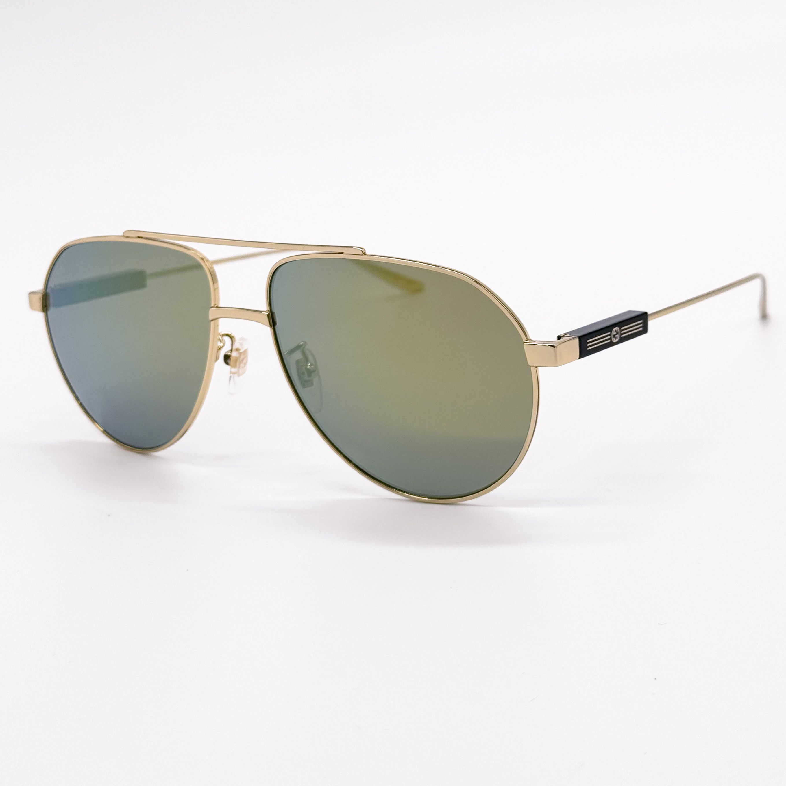 Gucci NEW GUCCI GG1311S 002 UNISEX METAL AVIATOR SUNGLASSES Size ONE SIZE - 3 Thumbnail