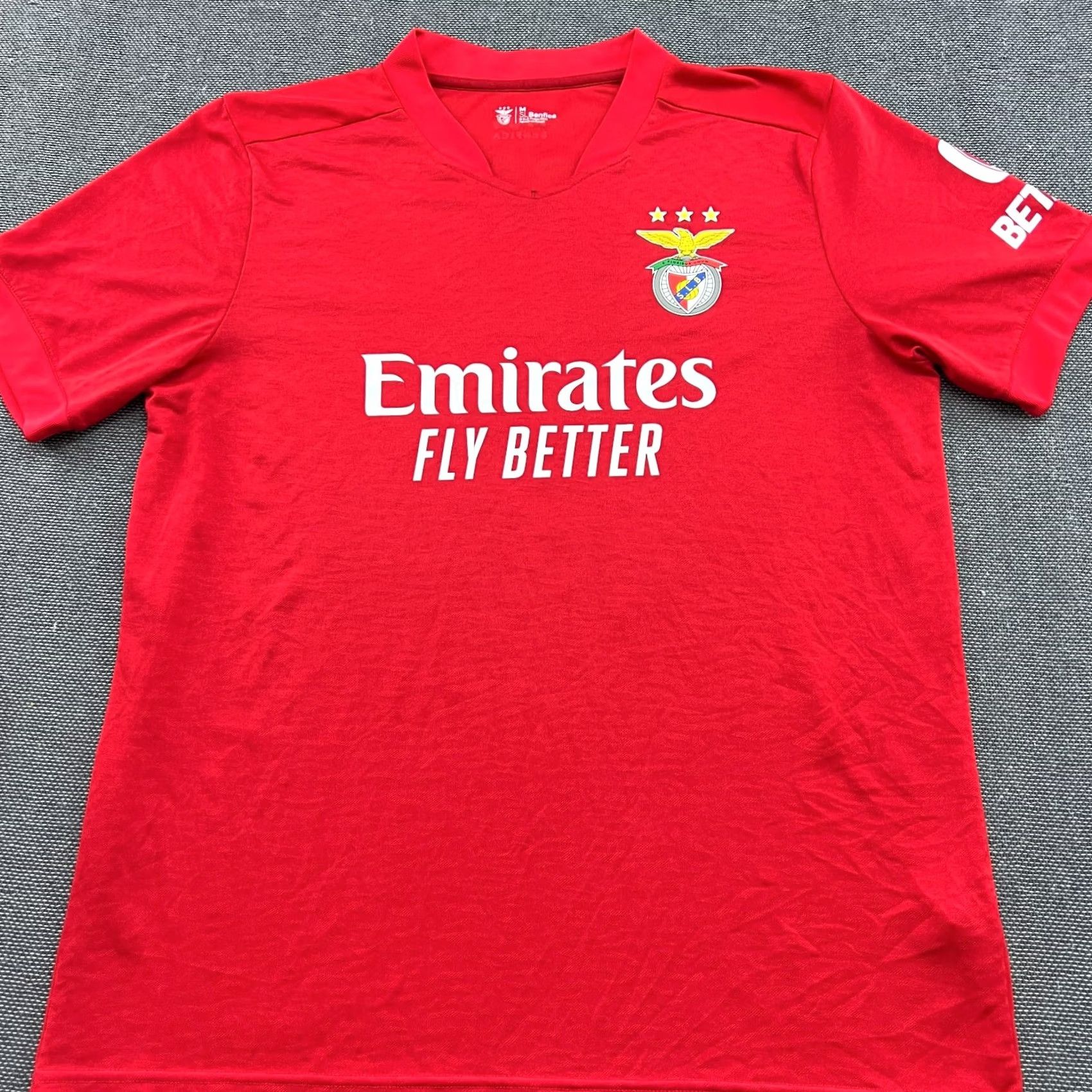 Vintage Benfica Jersey Mens Medium Red 2021 2022 Home Official Lucas Verissimo Da Silva Athletic Shirt T-Shirt Short Sleeve Size US M / EU 48-50 / 2 - 3 Thumbnail