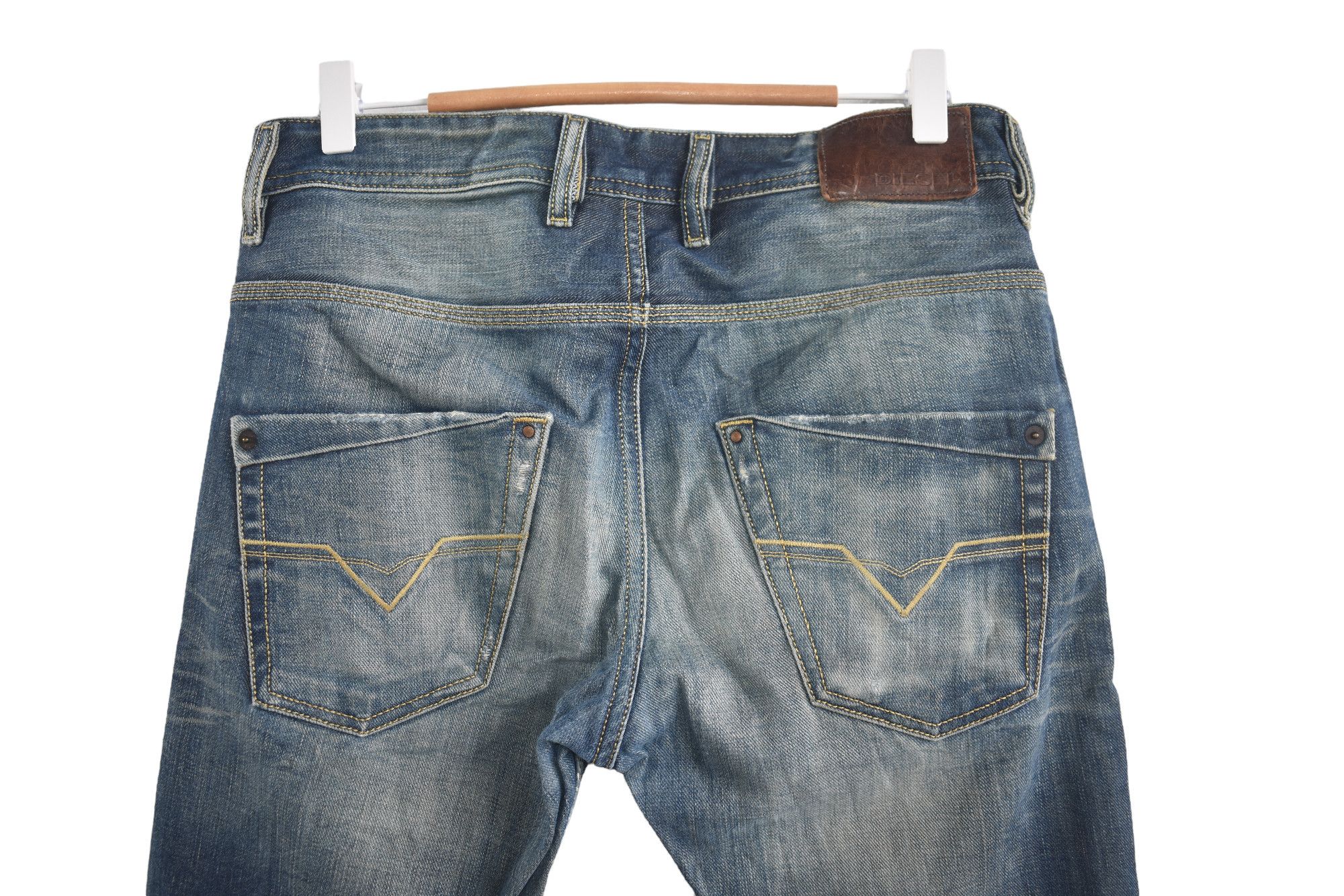 Diesel × Jean Diesel Krooly Distress Jeans W31 Size US 31 - 7 Thumbnail