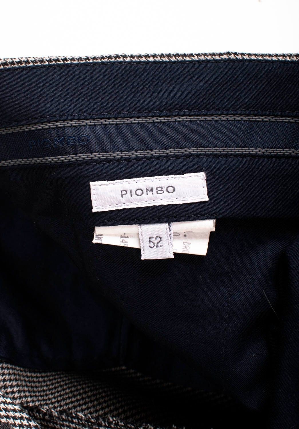 PIOMBO Piombo Check Men Suit Two Pieces Blazer Pants Size IT52/L Size 40R - 11 Thumbnail
