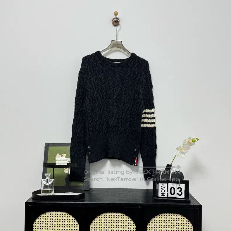Thom Browne Thom Browne Wool Sweater Size US XL / EU 56 / 4 - 1 Thumbnail