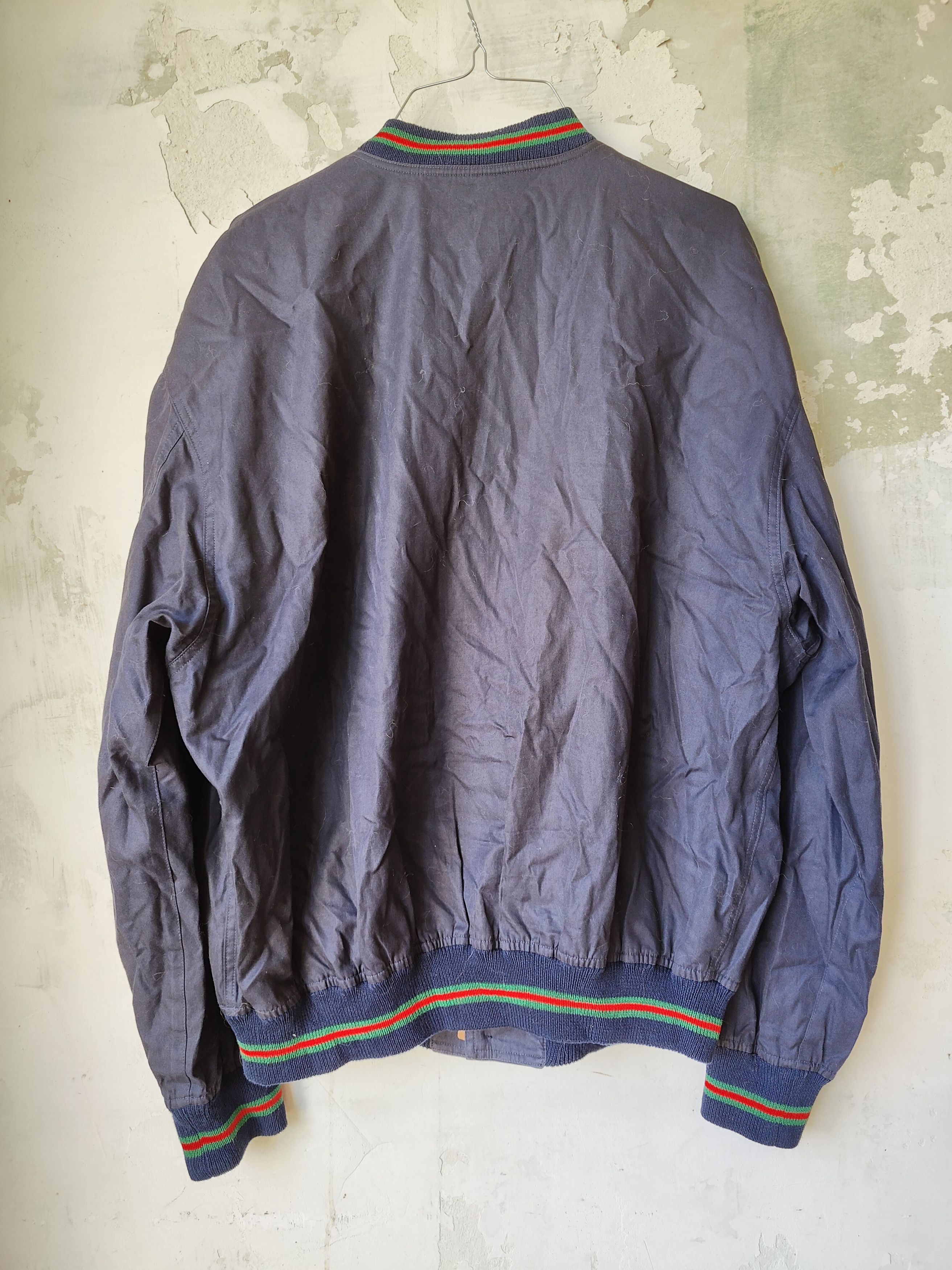 Gucci Vintage Gucci bomber jacket aviator logo 80s 90s Size US L / EU 52-54 / 3 - 3 Thumbnail