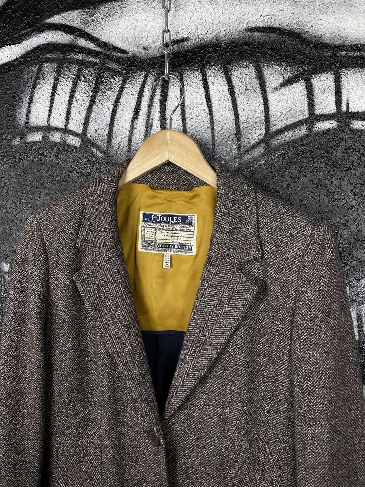 Other Joules Henford Brown Cotton Blazer Jacket Women’s Size M Size M / US 6-8 / IT 42-44 - 3 Thumbnail