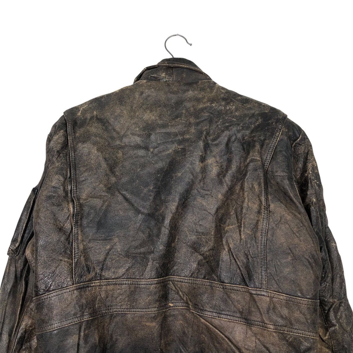 Japanese Brand 📌Vintage Genuine Leather Jacket Biker Wear Issey Miyake Size US M / EU 48-50 / 2 - 10 Thumbnail