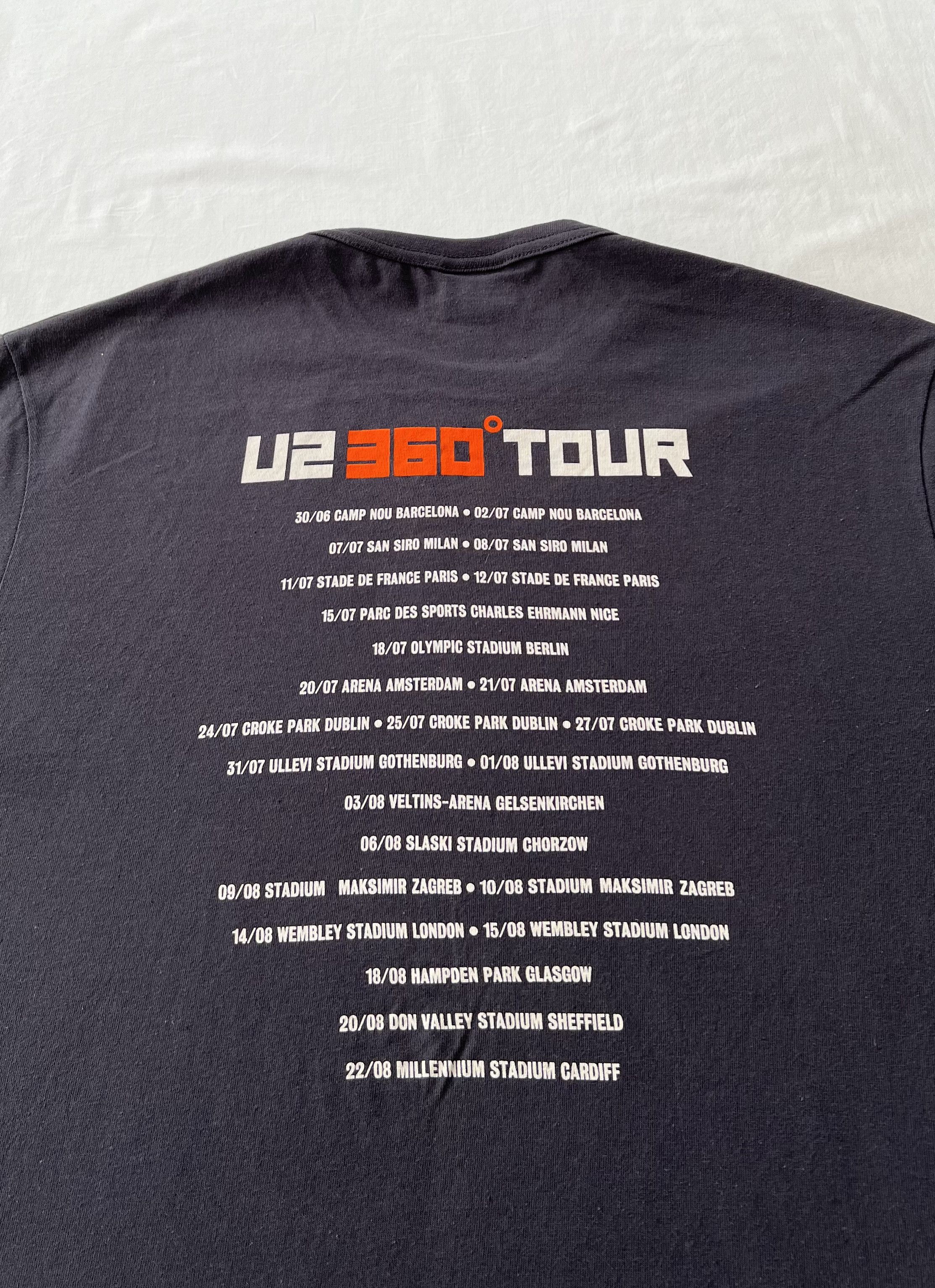Band Tees Vintage 2000s U2 360 Tour Rock Band T-shirt Size US XXL / EU 58 / 5 - 16 Thumbnail