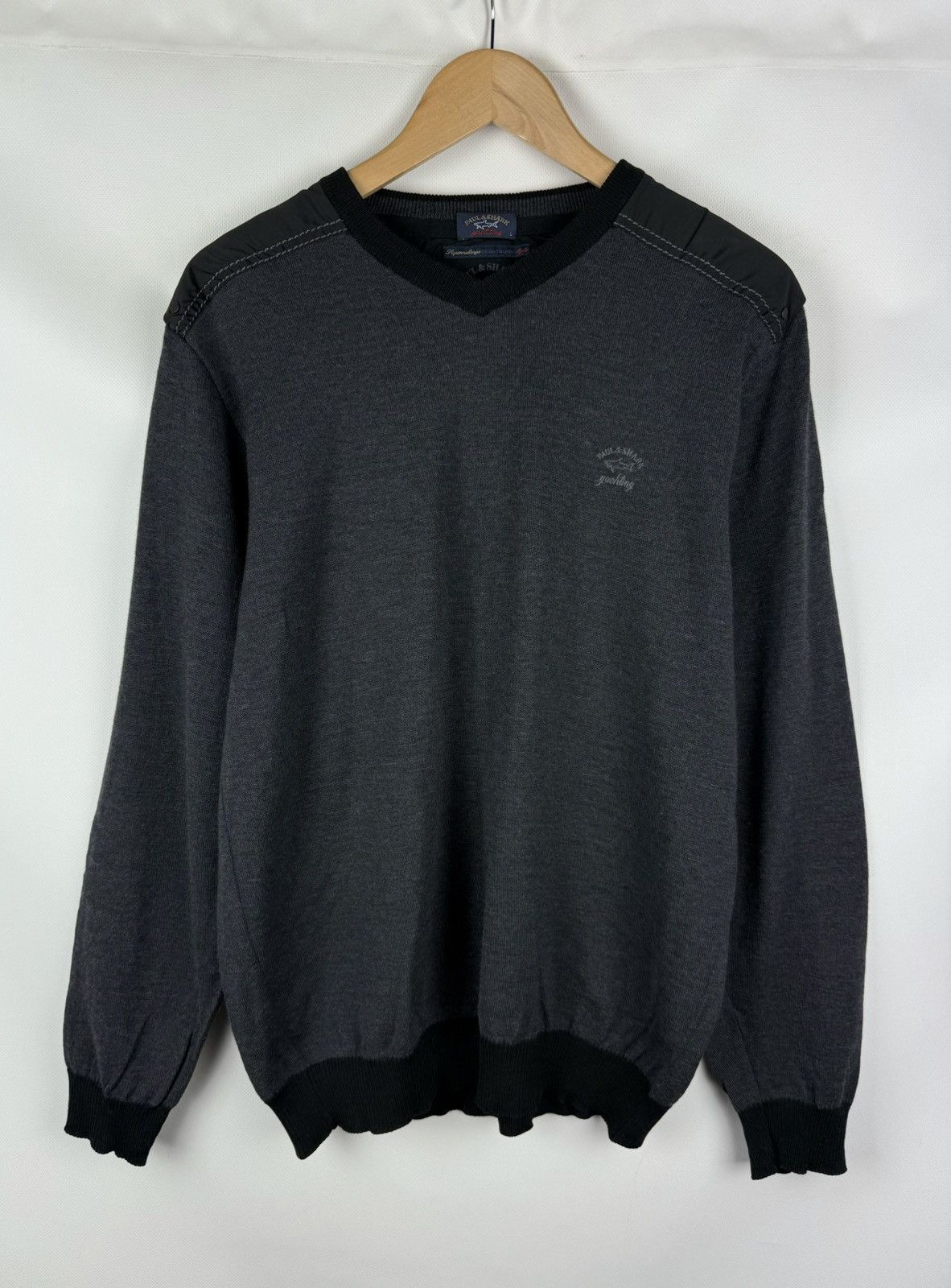 Paul & Shark Paul & Shark Cool Touch Light Men’s Wool Sweater Pullover Size US L / EU 52-54 / 3 - 1 Thumbnail