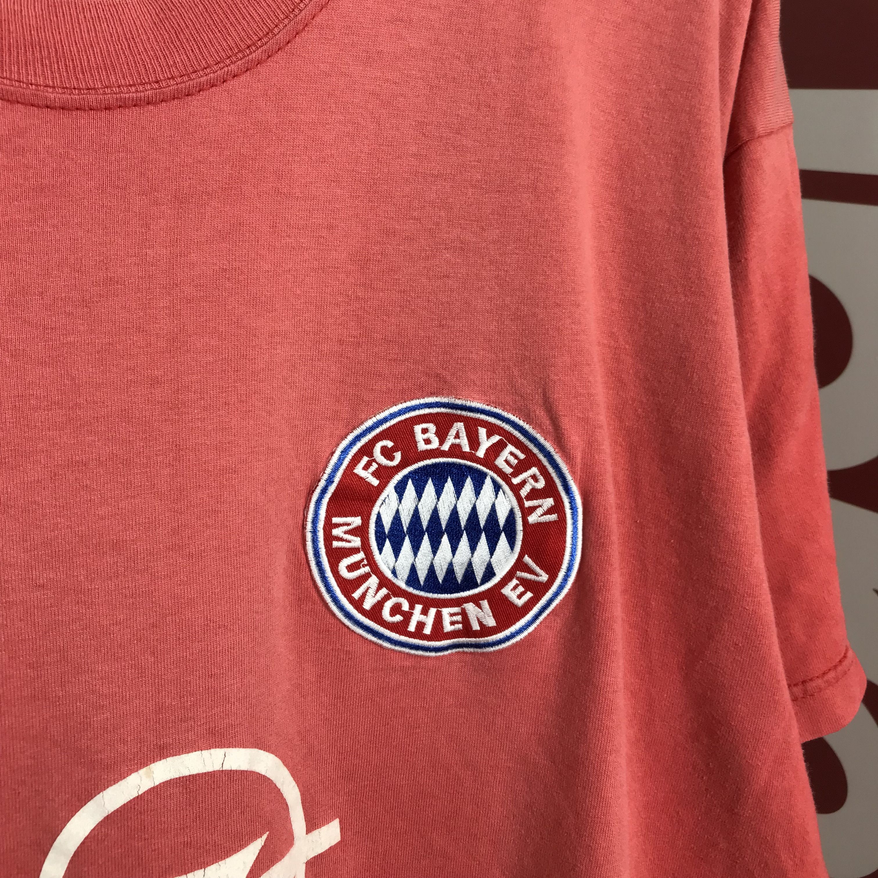 Vintage Rare Vintage T-Shirt FC BAYERN MUNCHEN 1994 Champions. Size US L / EU 52-54 / 3 - 4 Thumbnail
