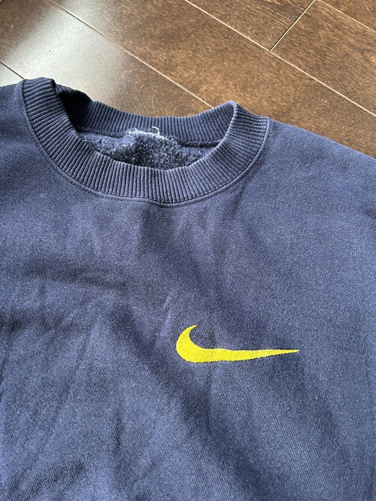 Nike 90’s Vintage Nike BIG SWOOSH Crewneck Size US L / EU 52-54 / 3 - 4 Thumbnail