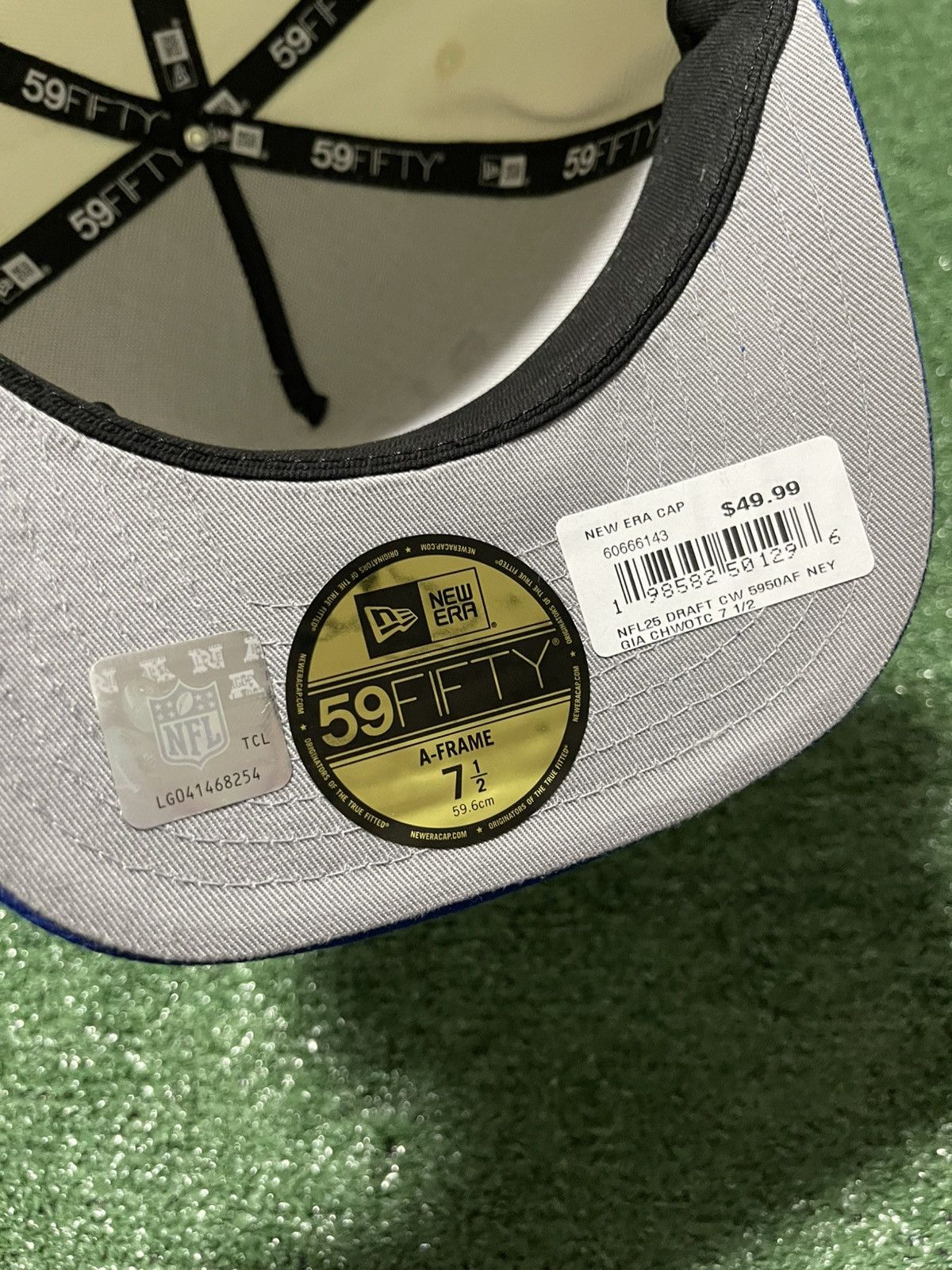 New Era New Era 7 1/2 New York Giants 2025 NFL Draft A-Frame 59Fifty Size ONE SIZE - 7 Thumbnail