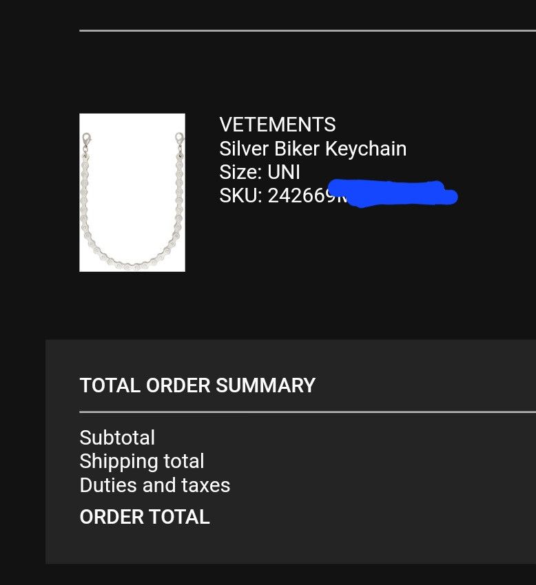 Vetements Vetements wallet chain Size ONE SIZE - 4 Thumbnail
