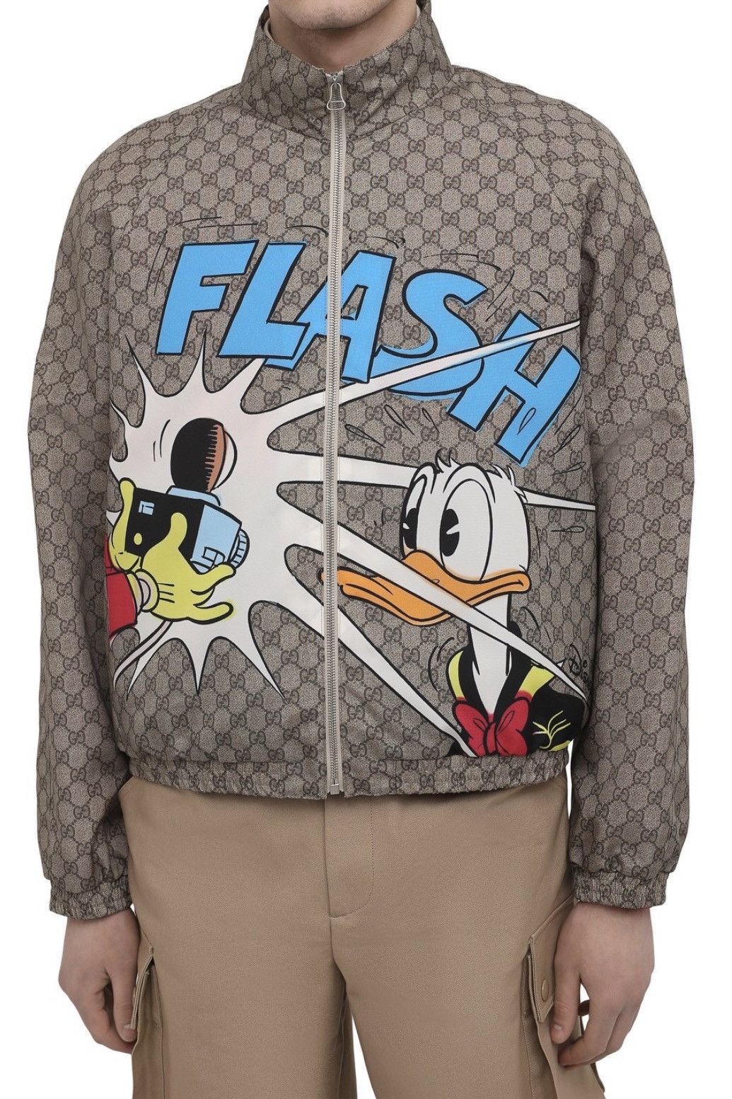 Gucci Disney x Gucci Donald Duck Flash Track Bomber Jacket Size US S / EU 44-46 / 1 - 3 Thumbnail