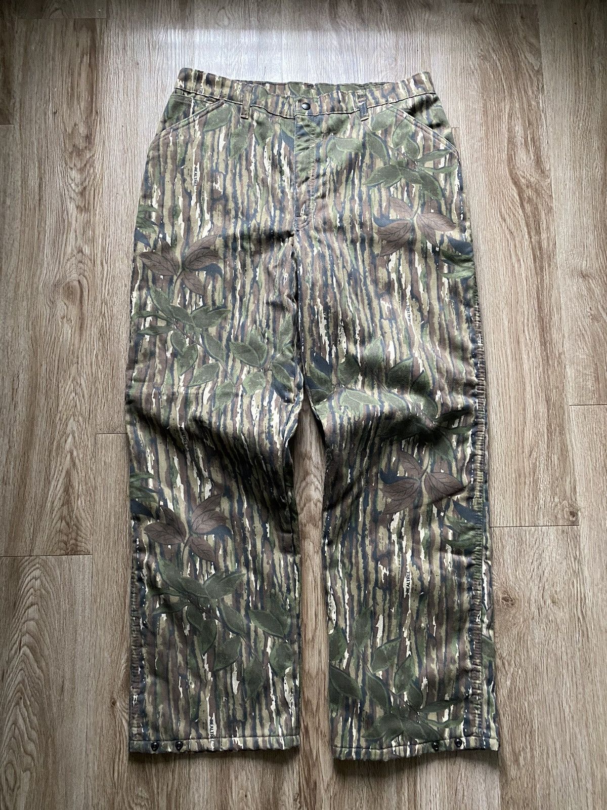 Carhartt CRAZY VINTAGE 90s BAGGY WIDE LEG CAMO CARGO SKATER REALTREE |  Grailed