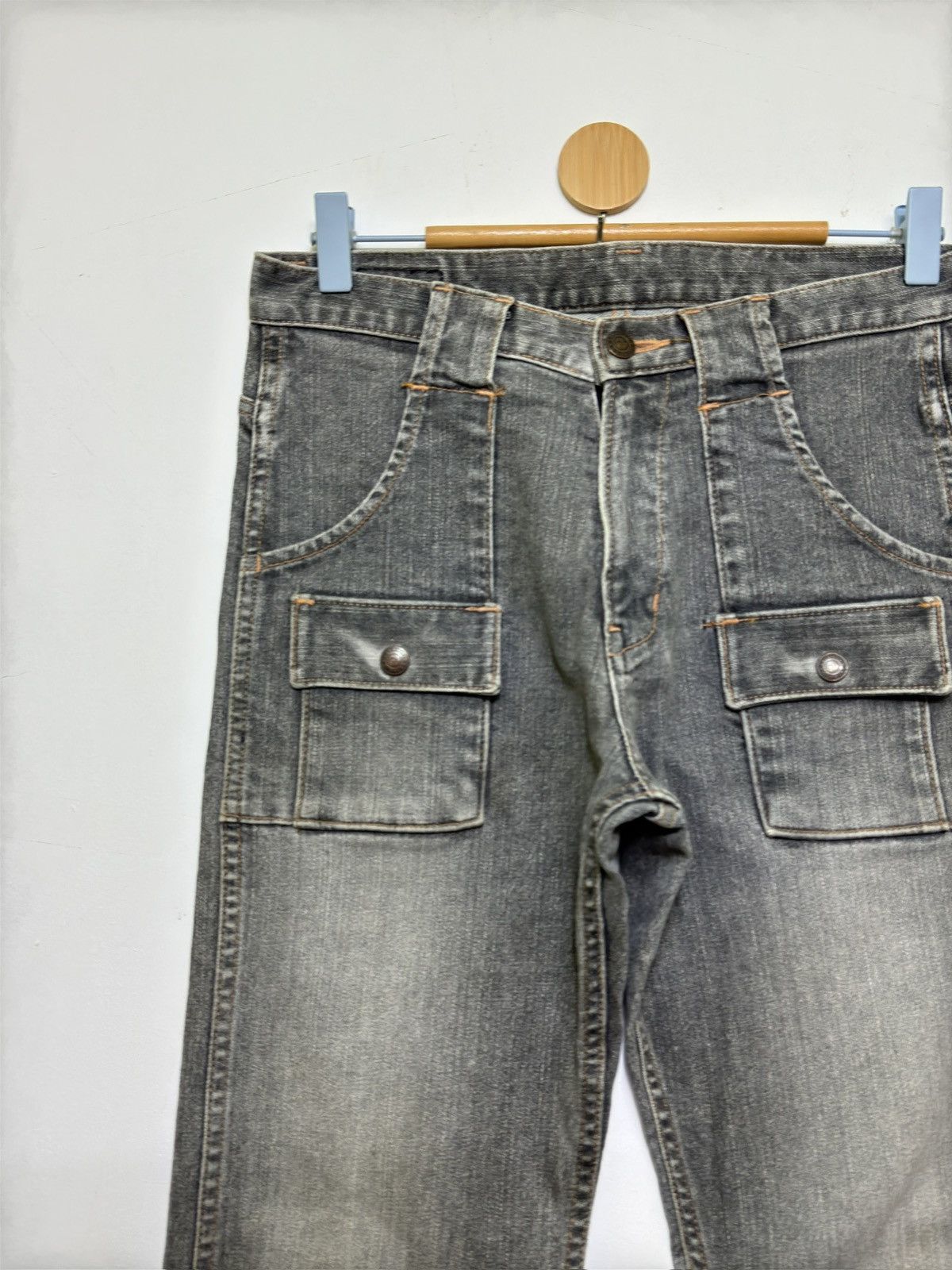 Vintage Vintage GL Heart Bush Pants Front Flap Pocket Denim Size US 28 / EU 44 - 4 Thumbnail