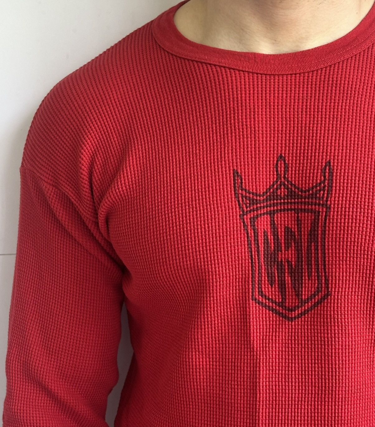 Harley Davidson × Vintage × West Coast Choppers Vintage West Coast Choppers Long Sleeve Logo Red Size M Size US M / EU 48-50 / 2 - 3 Thumbnail