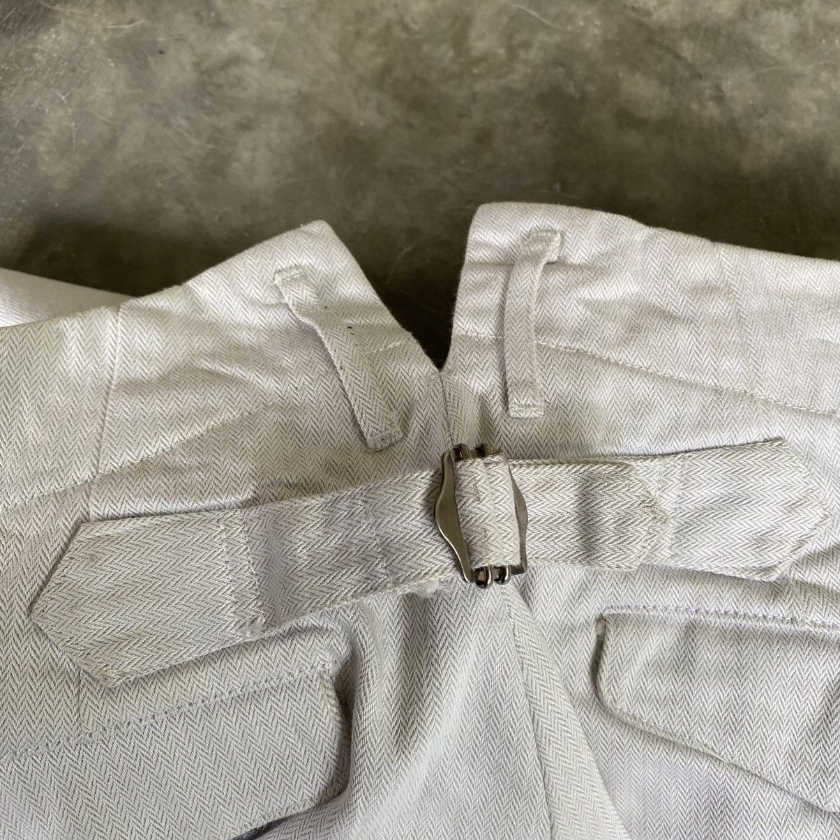 Japanese Brand 2000s Armour Luck Back Buckle Pants Size US 30 / EU 46 - 8 Thumbnail