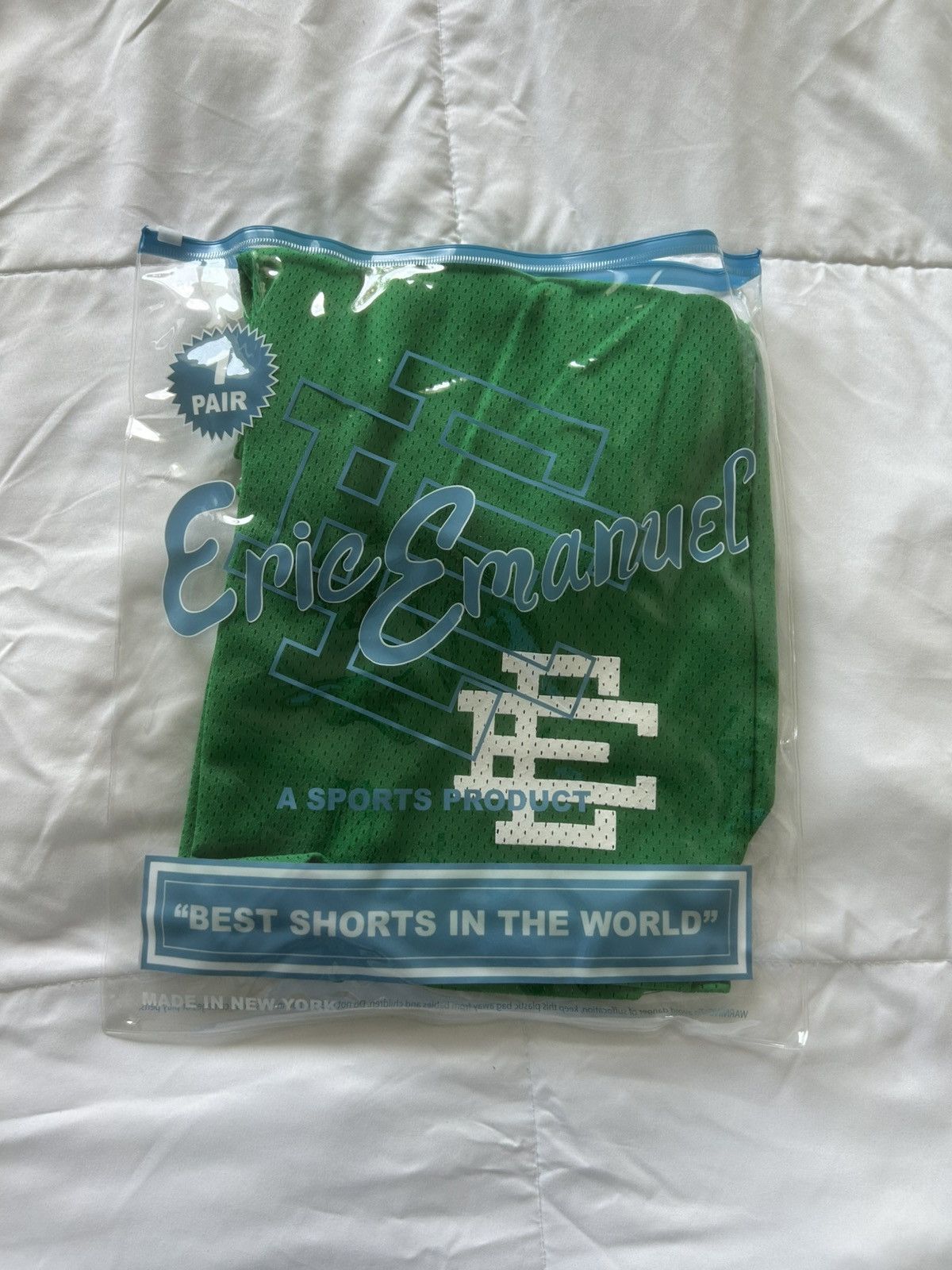 Eric Emanuel Eric Emmanuel Basic Shorts “Green / White” (Medium) SS25 Size US 32 / EU 48 - 6 Thumbnail