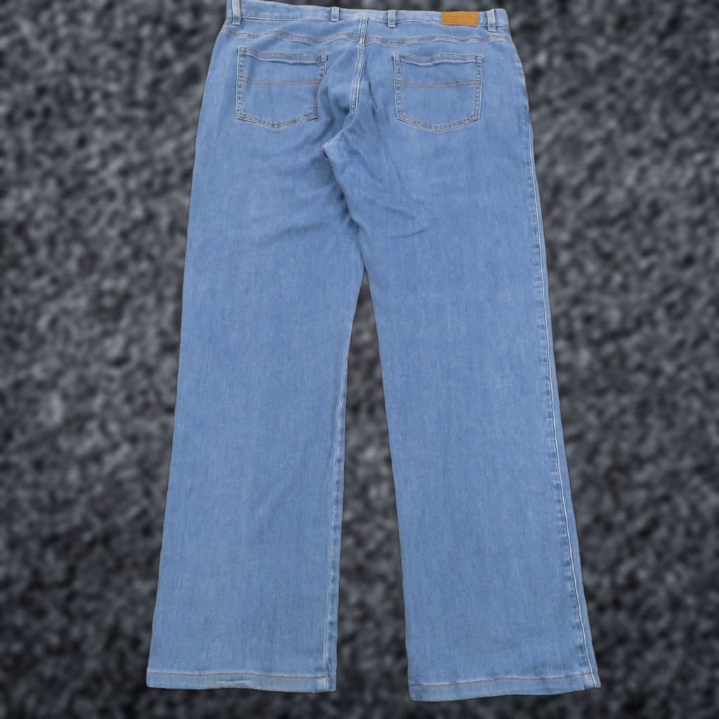 Ermenegildo Zegna Ermenegildo Zegna Jeans Men 40x34 5 Pocket Denim Straight Modern Quiet Luxury Stretch Blue Cotton Denim Size US 39 - 1 Thumbnail