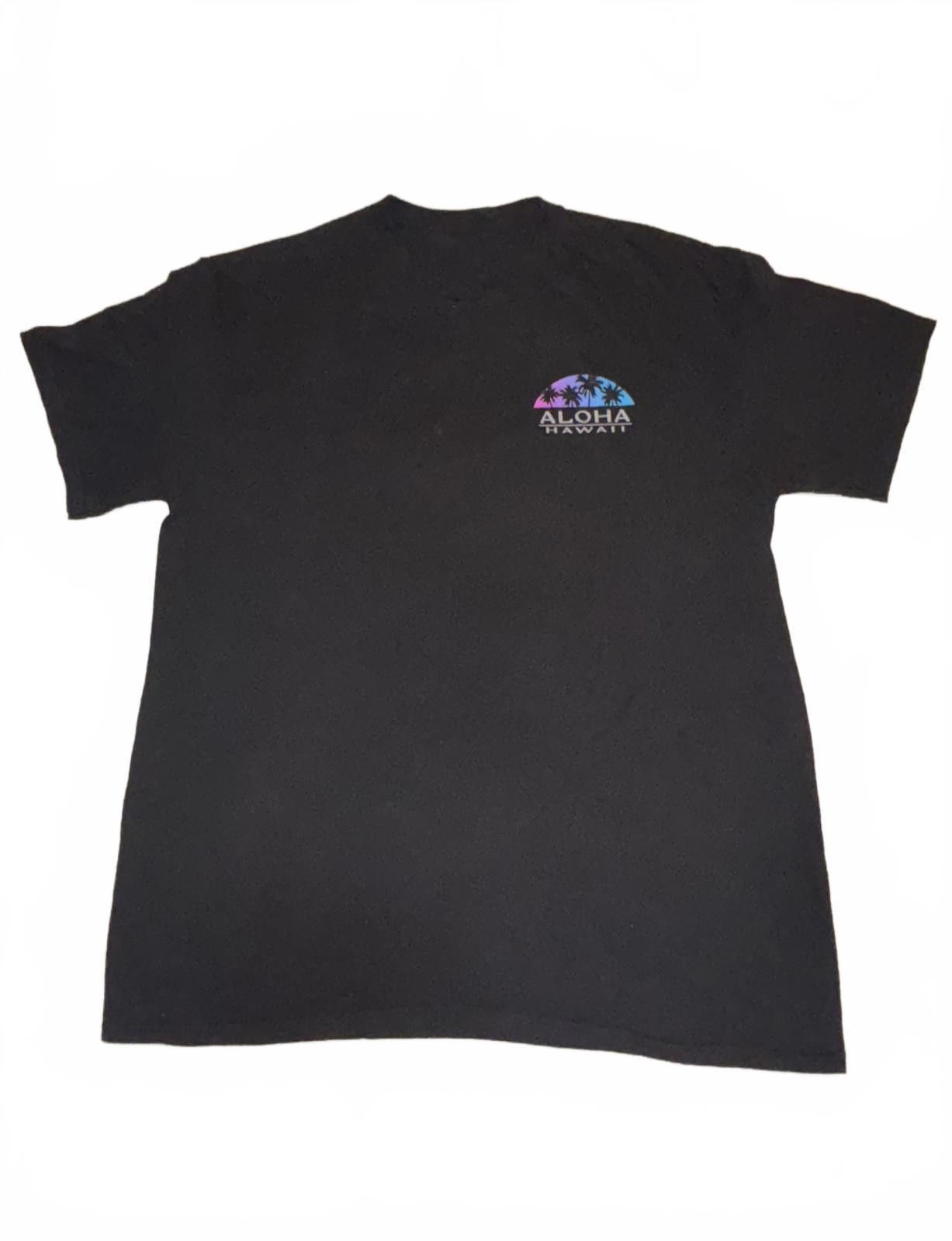 Designer Vintage Aloha Hawaii Graphic Tee - Black Size US M / EU 48-50 / 2 - 1 Thumbnail