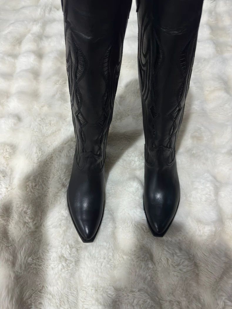 Celine CELINE Split leather western boots Size US 8.5 / IT 38.5 - 4 Thumbnail
