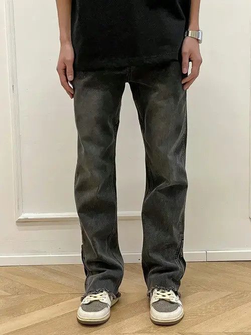 Jean Mayuzumi x Miki washed faded utility bootcut hiphop jeans Size US 40 / EU 56 - 8 Thumbnail