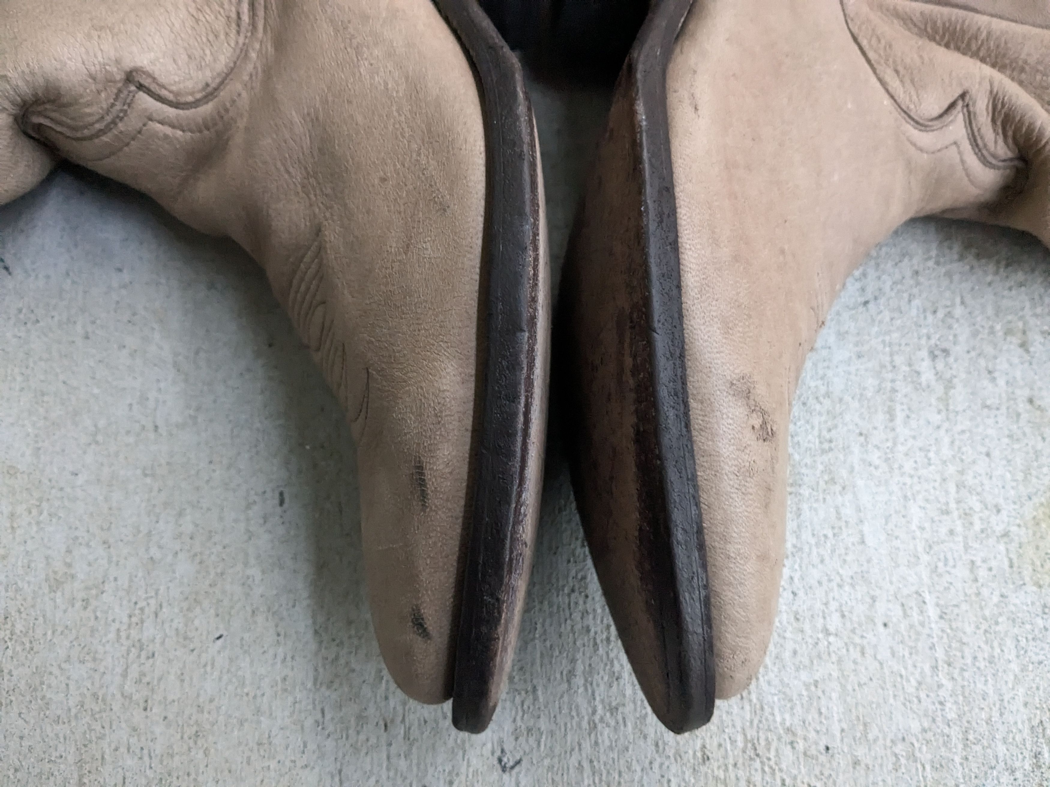 Justin Boots × Vintage Vintage Justin Cowboy Boots Leather Taupe Brown 9 Western Size US 9 / EU 42 - 12 Thumbnail