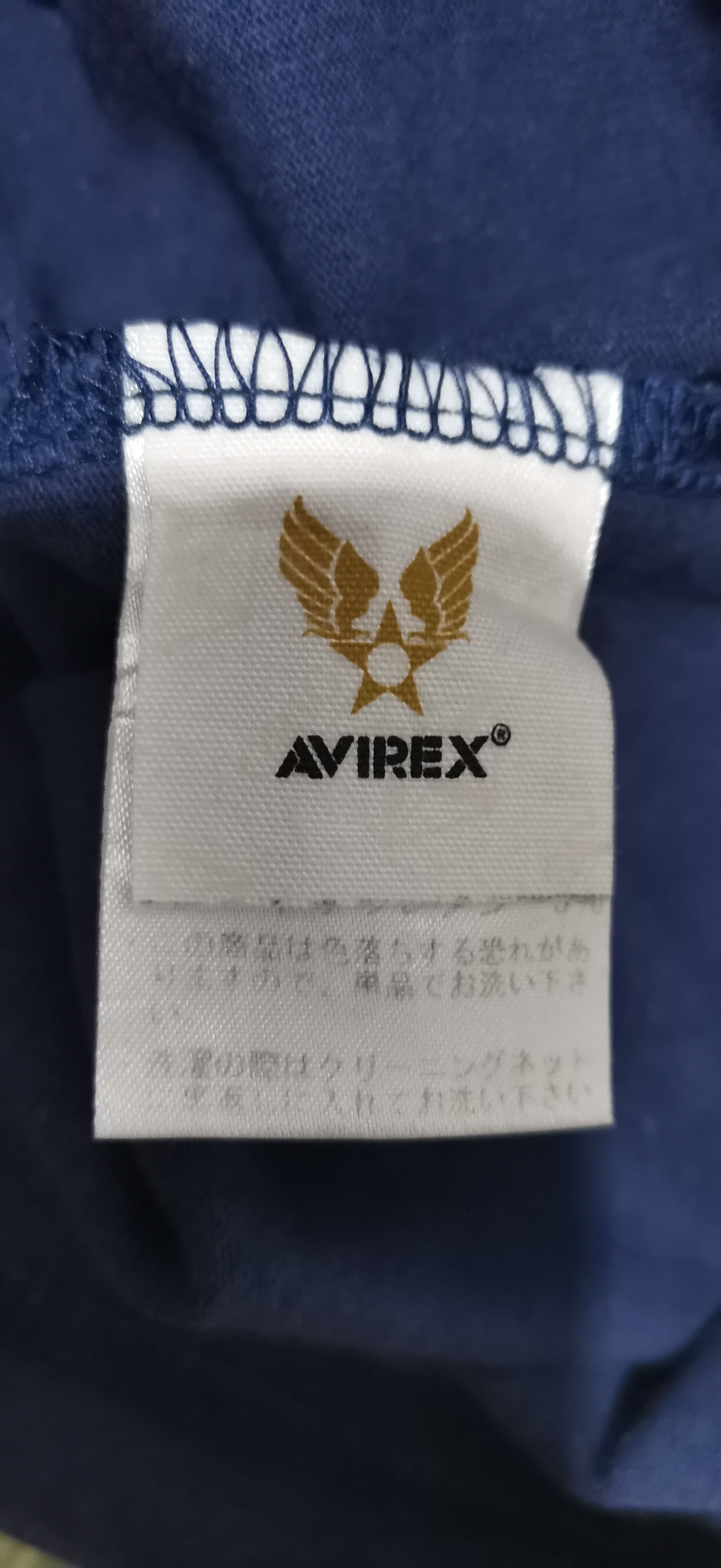 Avirex Vintage Avirex Patchwork Tee – Navy – Size M – Japan Size US M / EU 48-50 / 2 - 6 Thumbnail