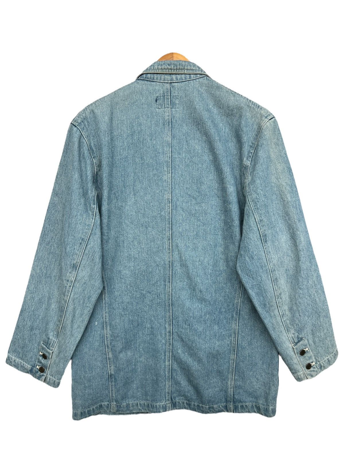 Japanese Brand Bayleaf Japanese Style Denim Chore Jacket Size US M / EU 48-50 / 2 - 2 Thumbnail