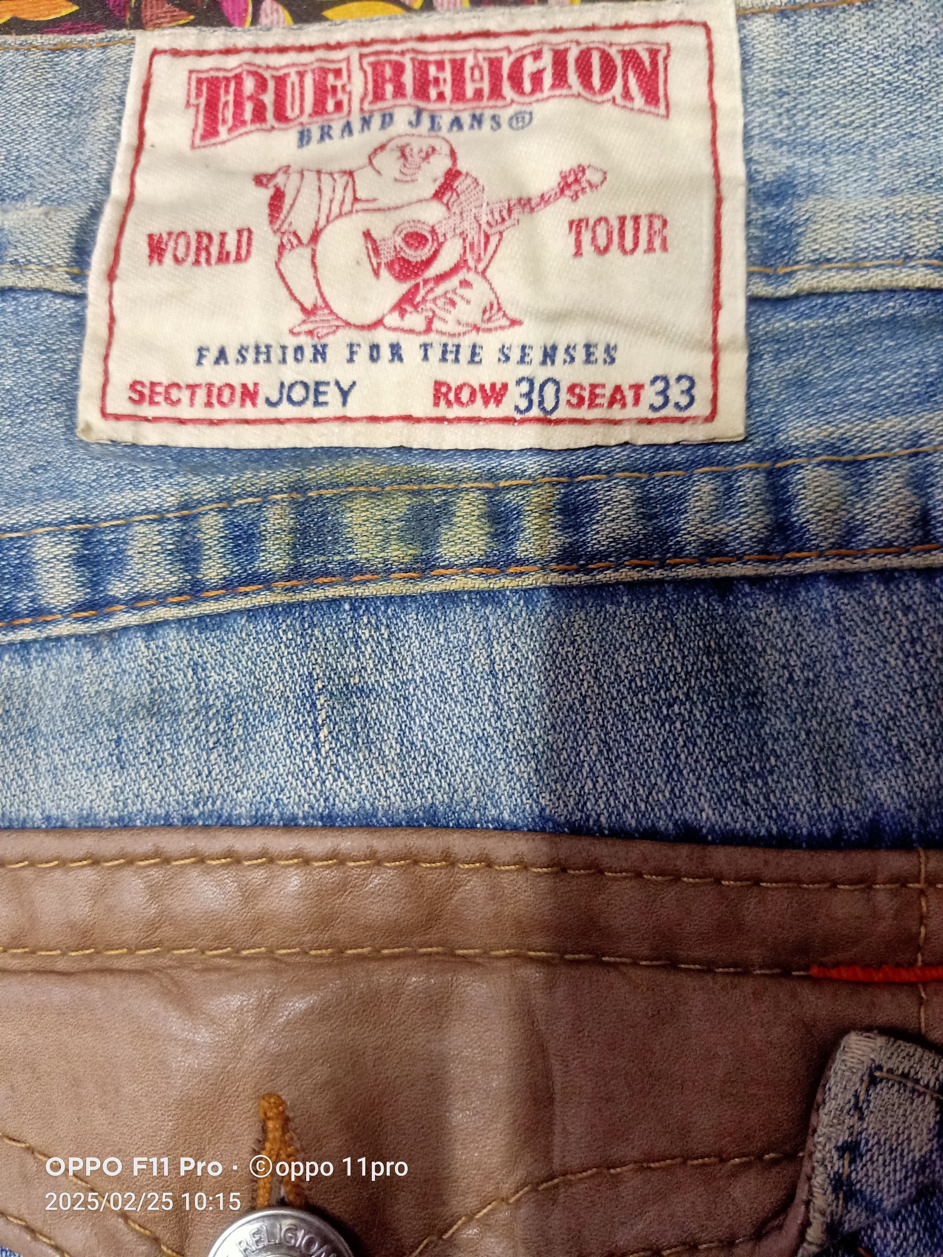 True Religion × Vintage True Religion Flare Denim Size US 34 / EU 50 - 12 Thumbnail