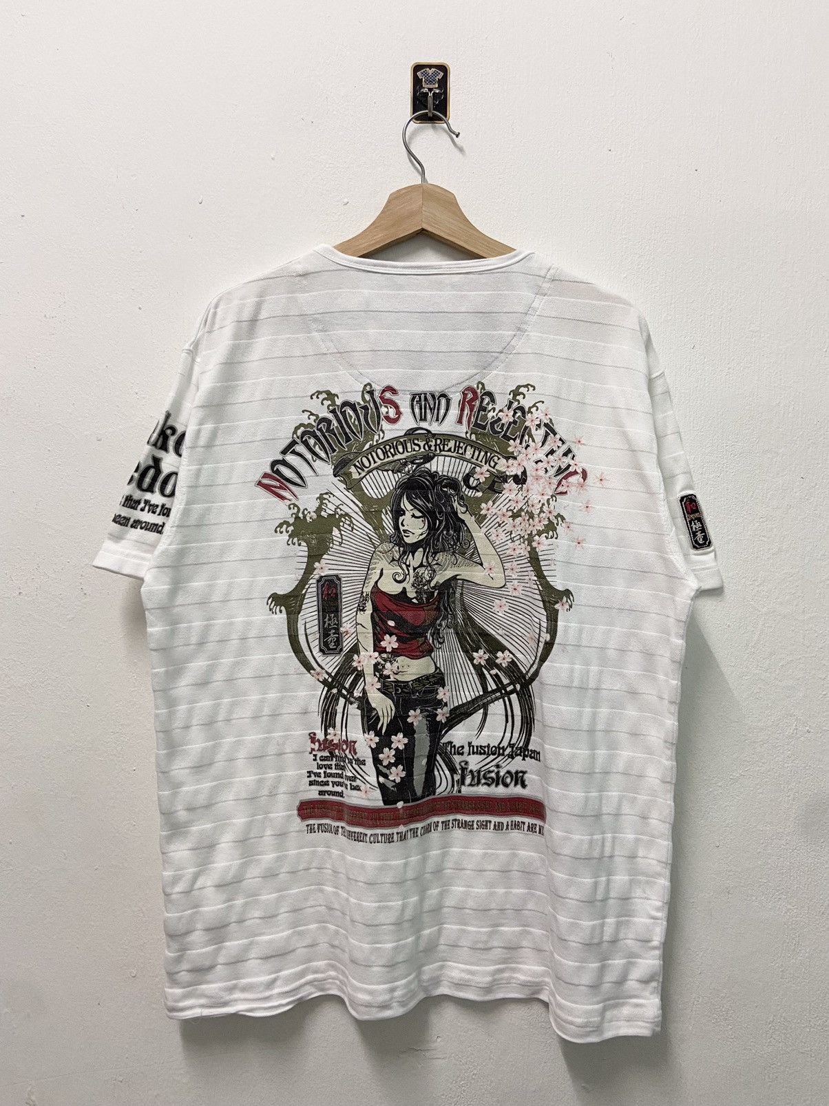 Hysteric Glamour 2000's Bullet Noise " Yakuza Notorius Rejecting " T-Shirt Size US L / EU 52-54 / 3 - 1 Thumbnail