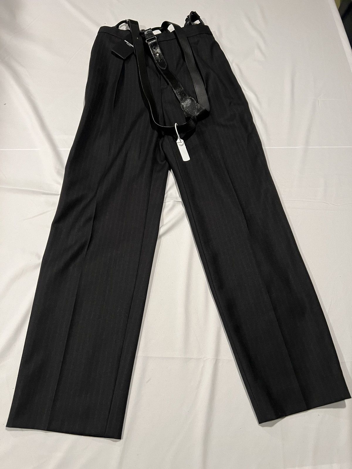 Saint Laurent Paris Saint Laurent men’s pants with python suspenders. 44. $1690 Size US 30 / EU 46 - 2 Thumbnail