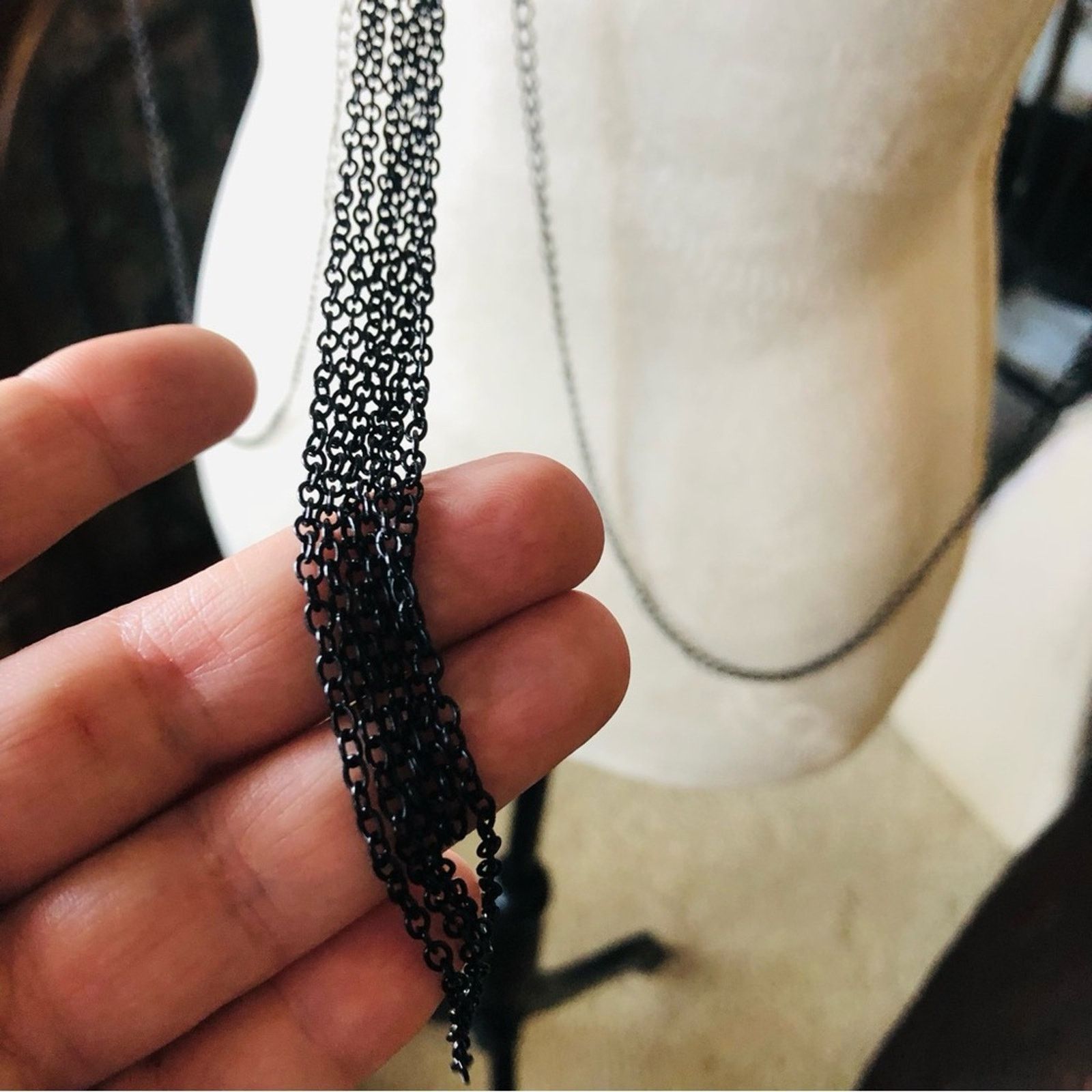 Jewelry Wide lace neckline fringe body jewelry elegant NIP Size ONE SIZE - 8 Thumbnail