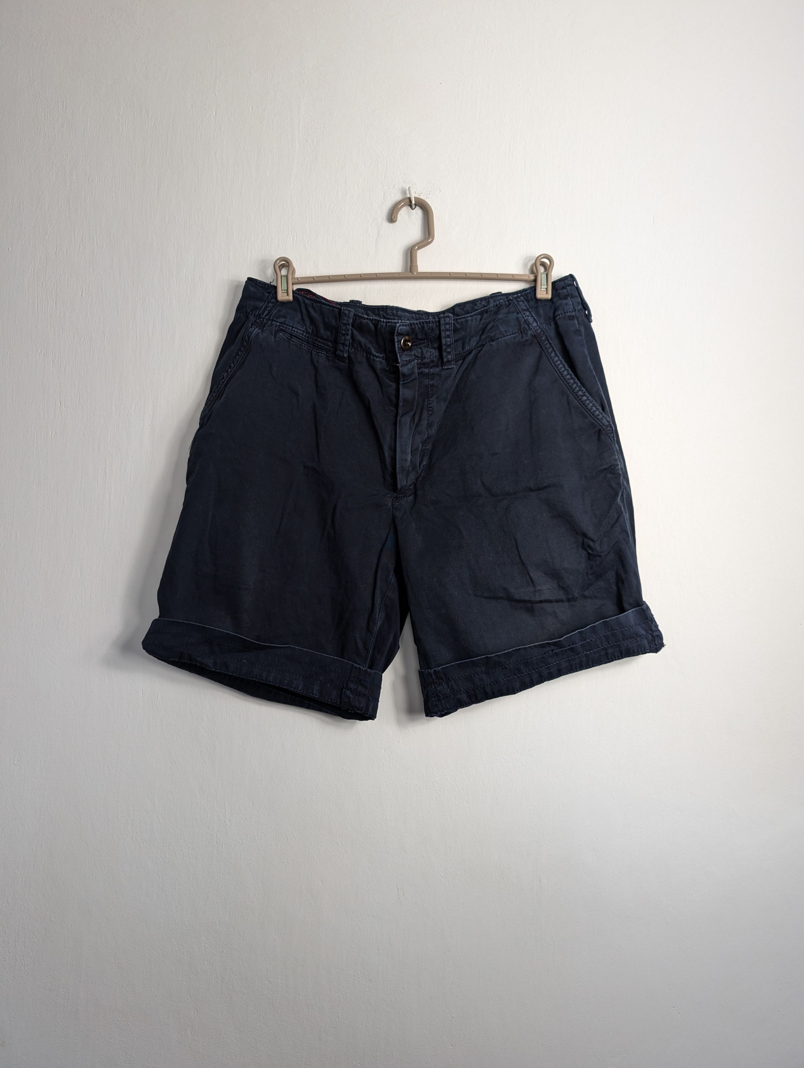 Polo Ralph Lauren × Vintage Polo Ralph Lauren Navy Shorts Classic Preppy Style Size US 39 - 2 Thumbnail