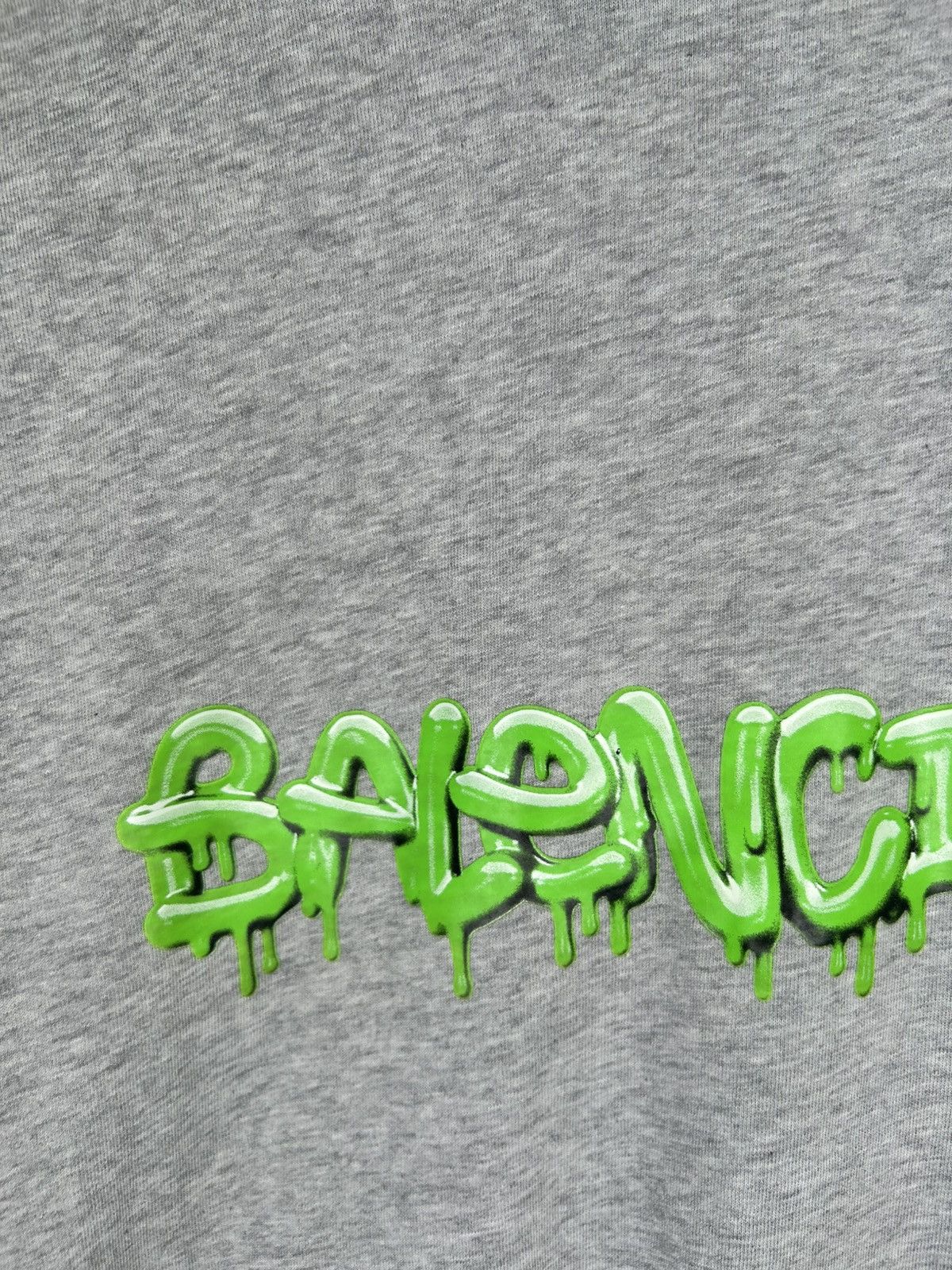 Balenciaga Balenciaga Slime Logo Oversized T Shirt Size US L / EU 52-54 / 3 - 3 Thumbnail