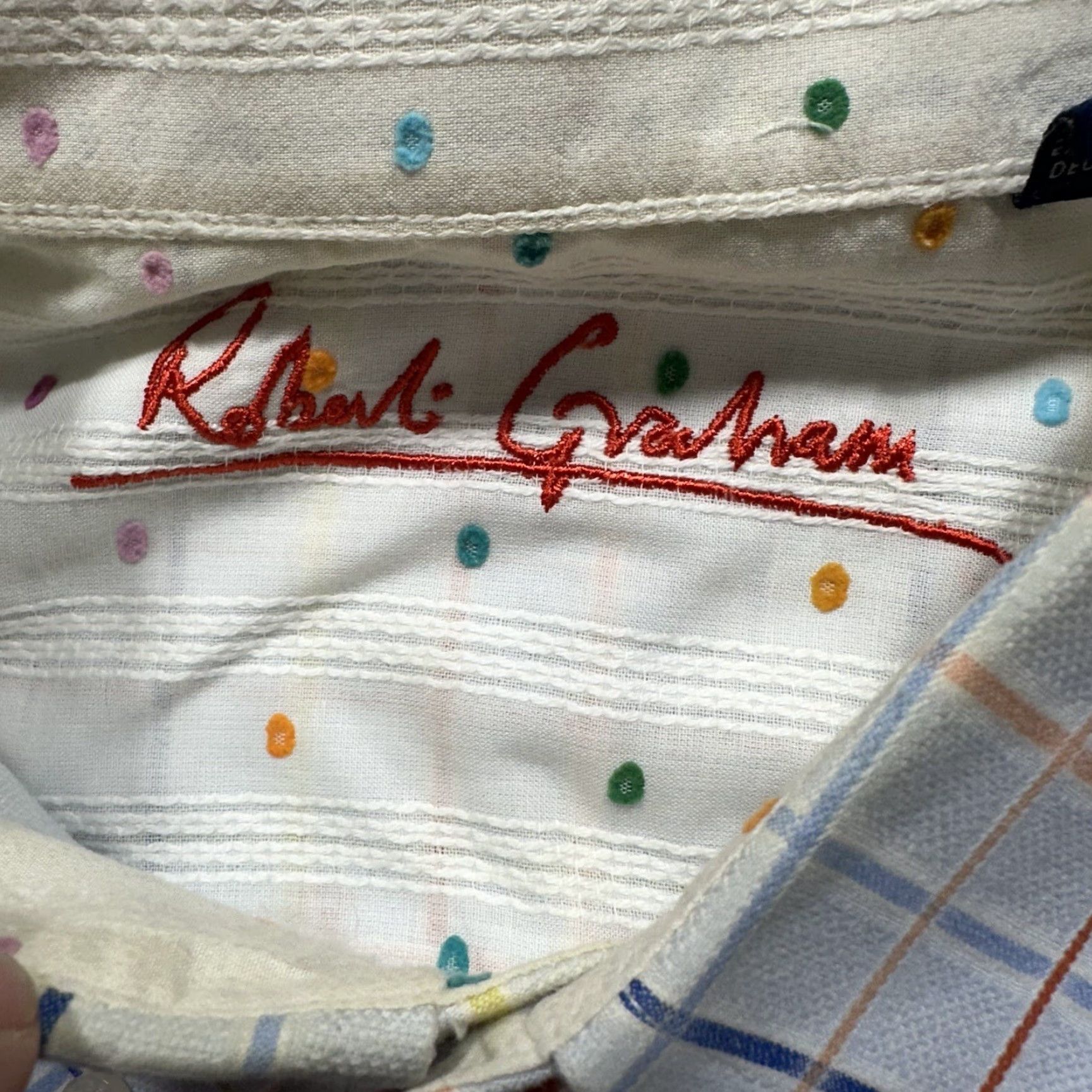 Robert Graham Robert Graham Shirt Mens 2XL Plaid Button-Up Multicolor Preppy Size US XXL / EU 58 / 5 - 5 Thumbnail