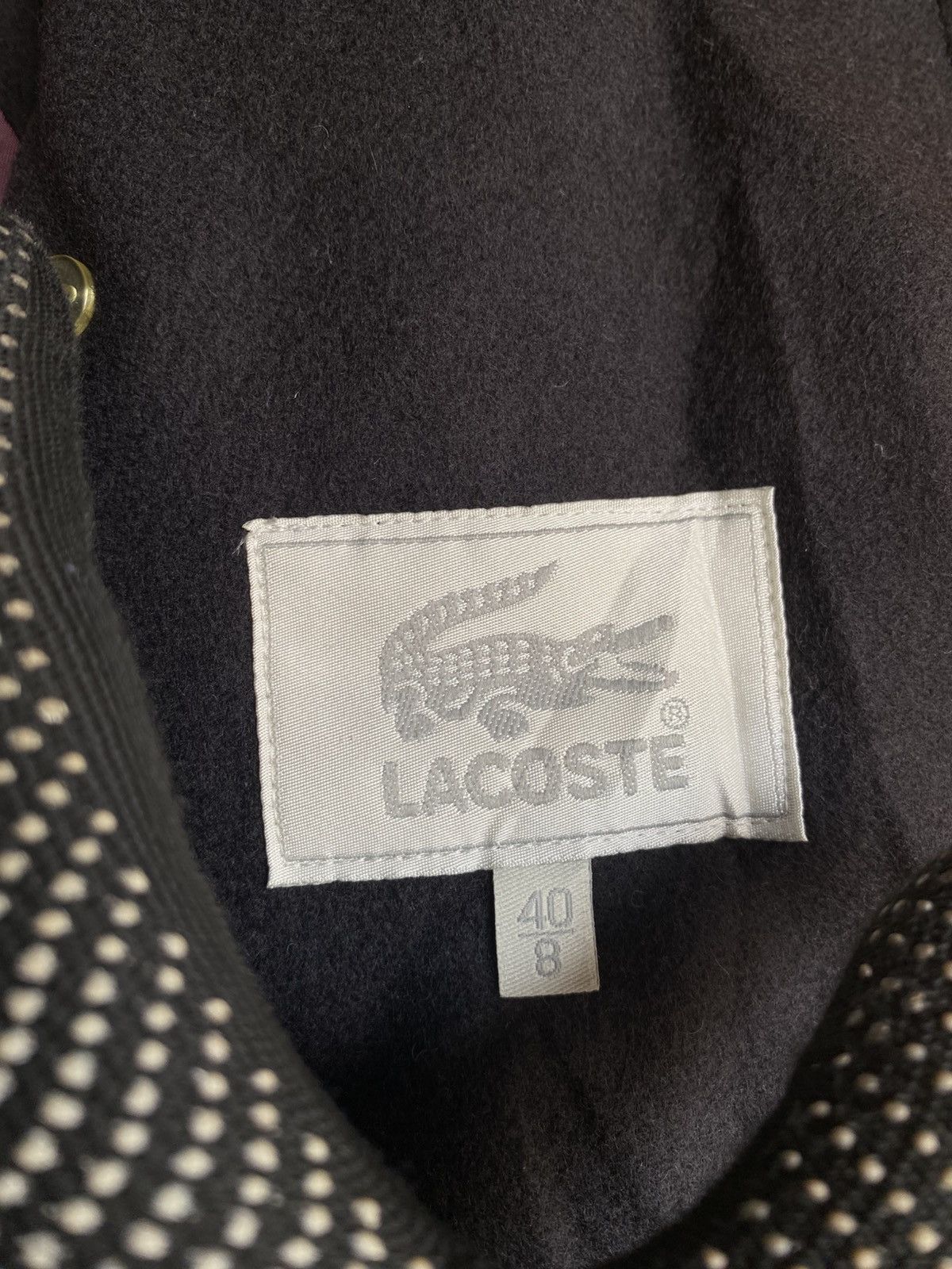 Lacoste Lacoste Double-Breasted Wool Peacoat Black Classic Tailored Size US M / EU 48-50 / 2 - 7 Thumbnail