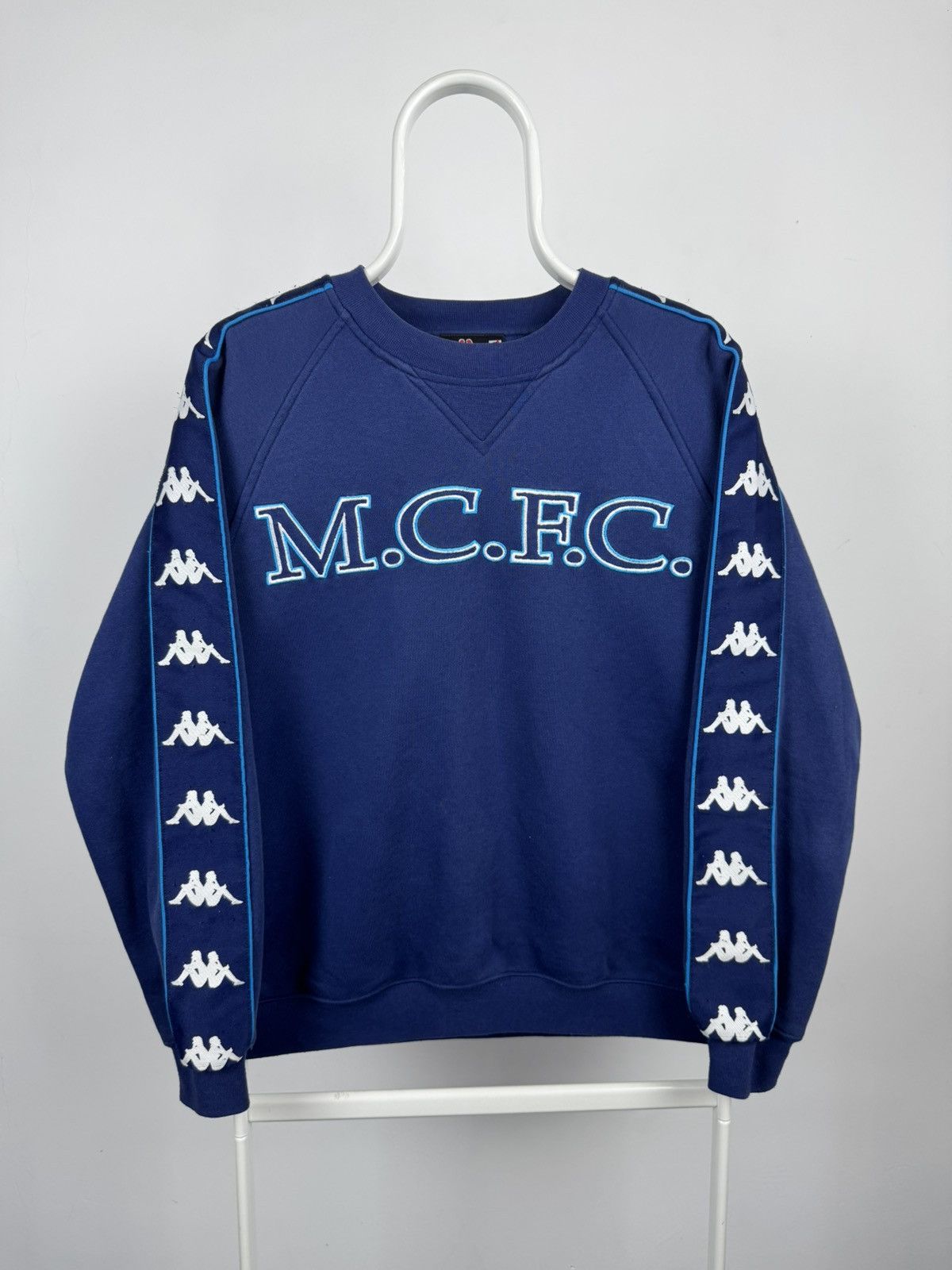 Kappa Vintage Kappa Manchester City FC Big Logo Sweatshirt Size US S / EU 44-46 / 1 - 1 Thumbnail