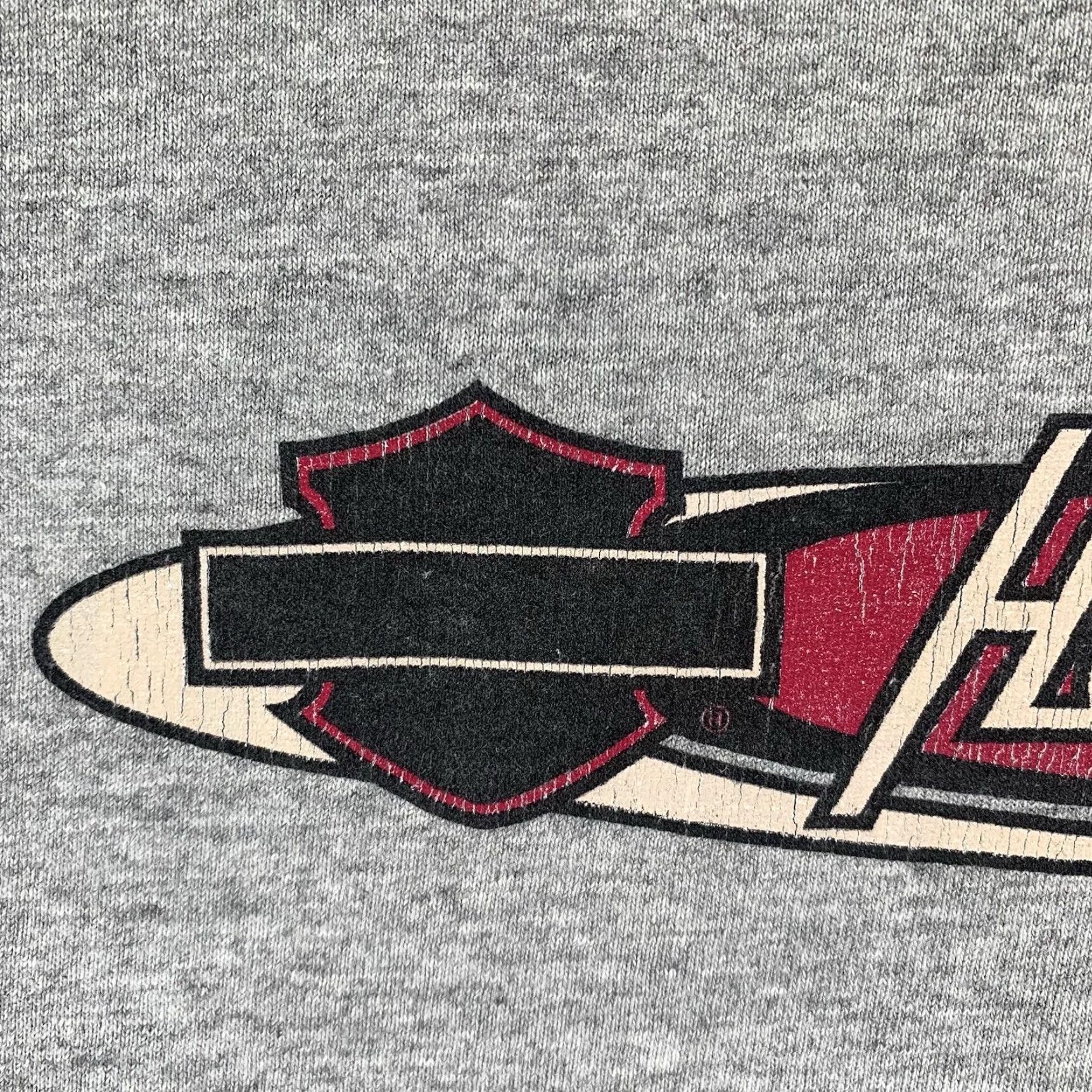 Harley Davidson VINTAGE Harley-Davidson T-Shirt Men Oversized Medium Crew Neck Graphic Logo 90s Eagle Back Gray Size US M / EU 48-50 / 2 - 7 Thumbnail