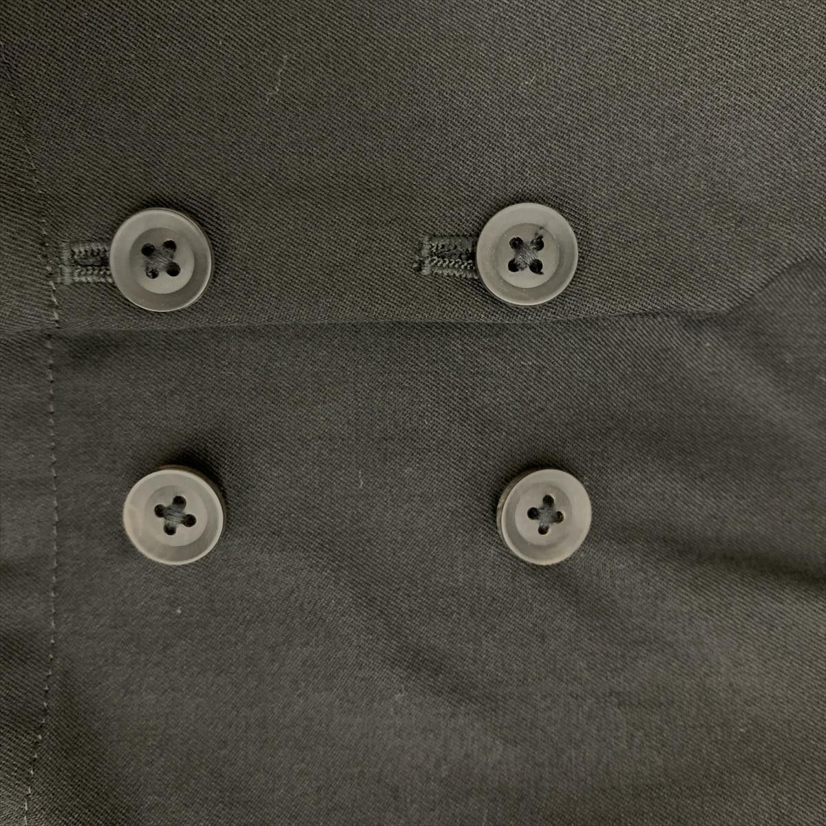 Yohji Yamamoto POUR HOMME W/GABARDINE PANTS HD-P18-100 Size US 39 - 3 Thumbnail